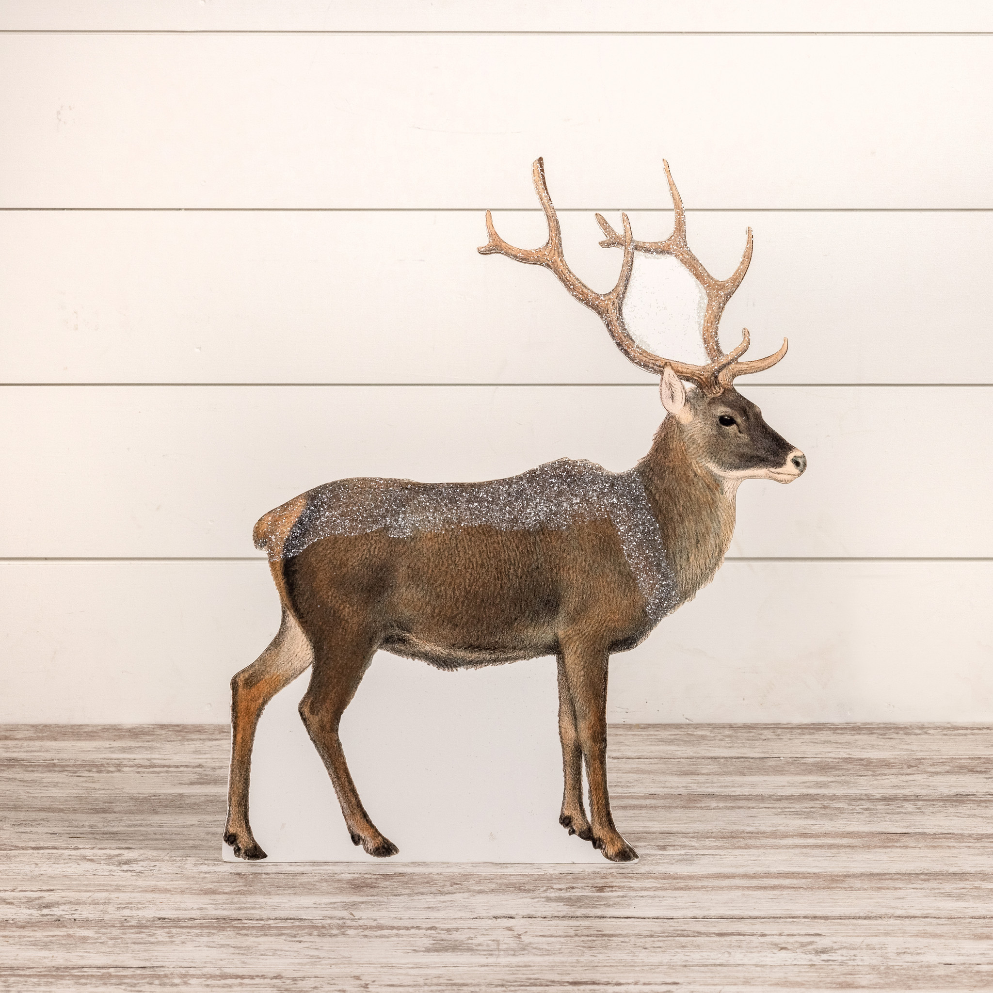 Glittered Deer Dummy Board, 24.25"