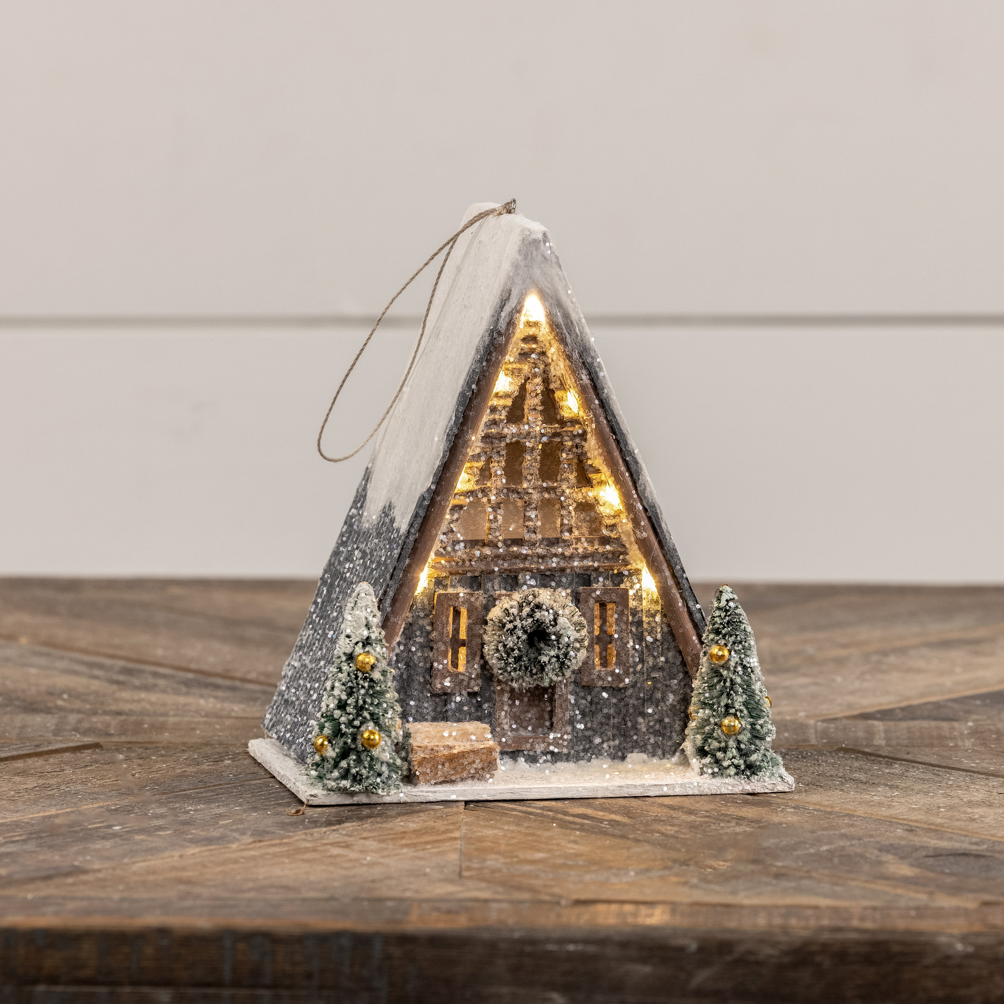 A Frame Cabin Ornament, photo 3 of 3