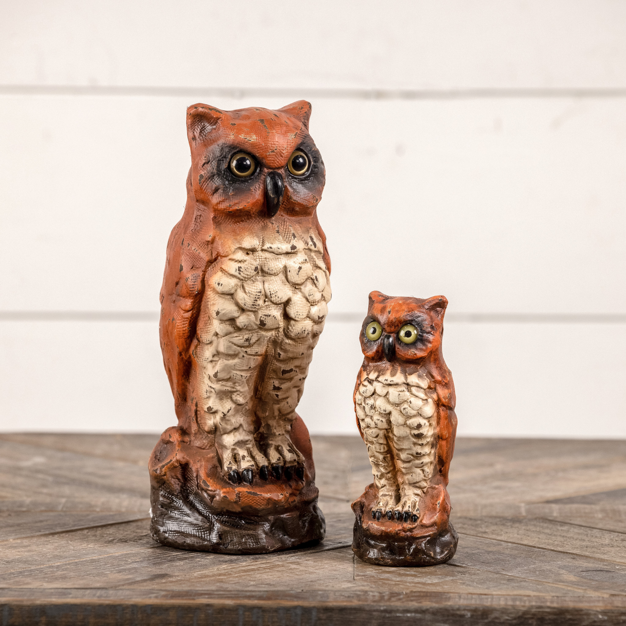 Vintage Orange Owl, 6", photo 3 of 5