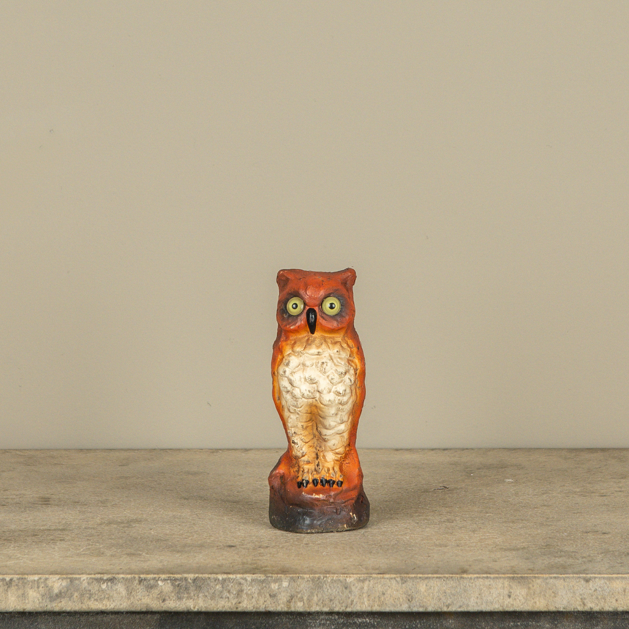 Vintage Orange Owl, 6", photo 2 of 5