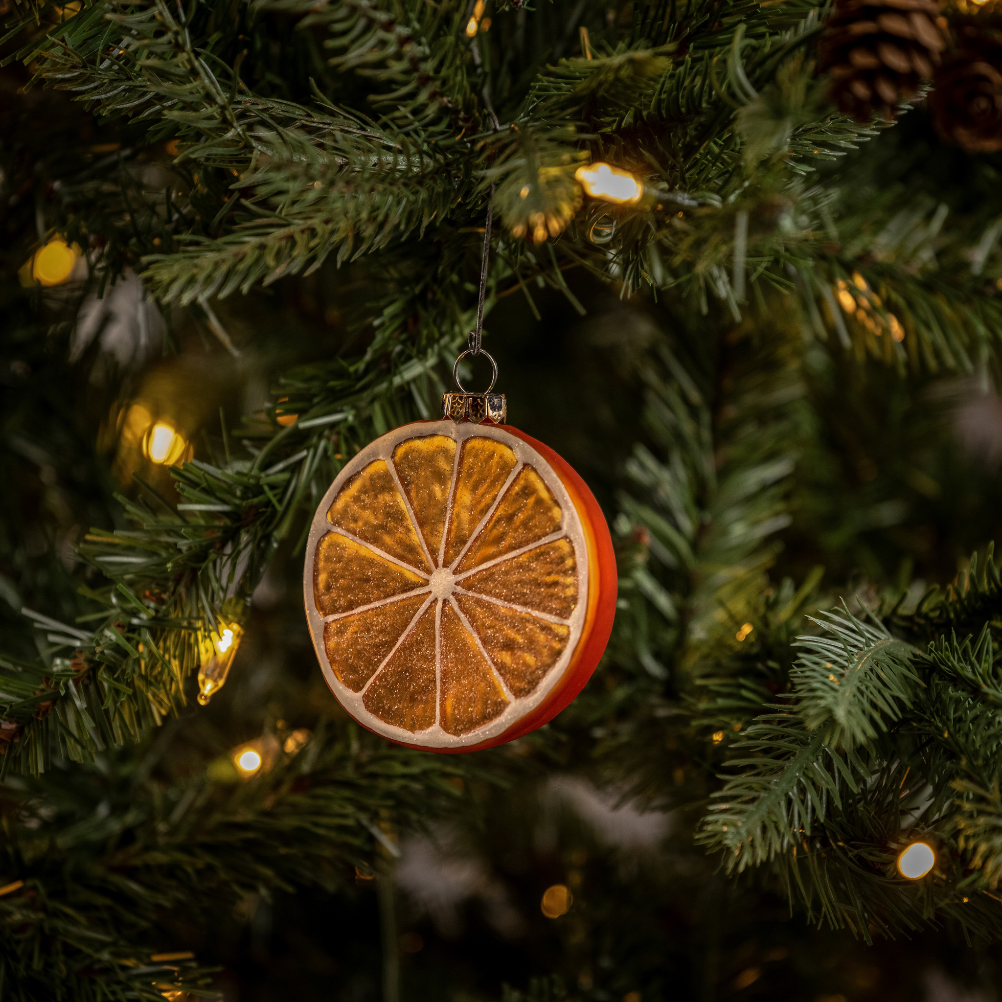 Orange Slice Ornament, 3.5", photo 2 of 3