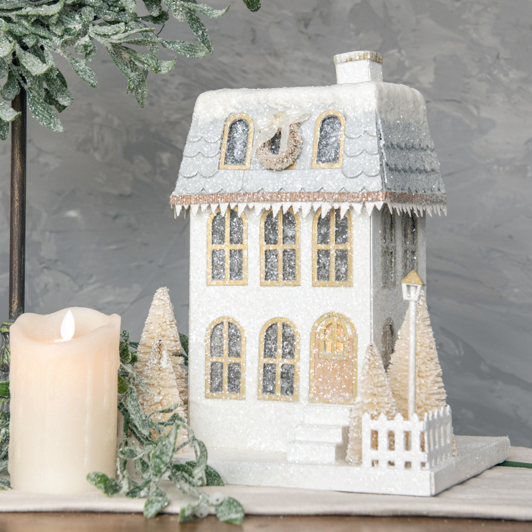 Light-Up Townhouse, 14"