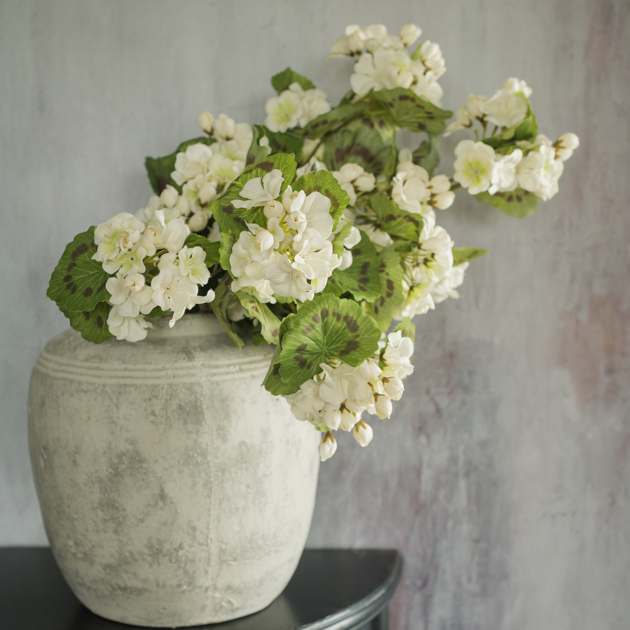 White Geranium Spray, 30", photo 2 of 5