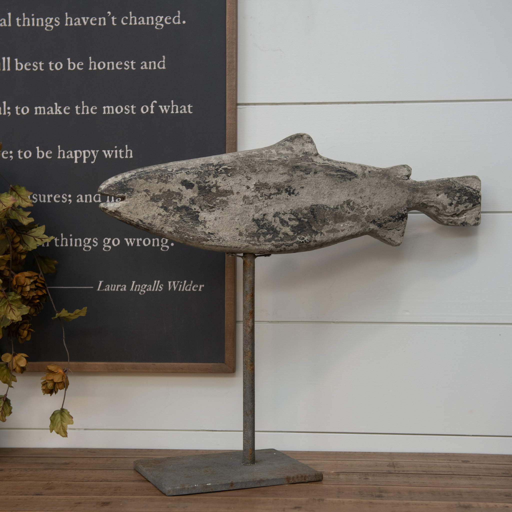 Fish on Stand, 22.25"