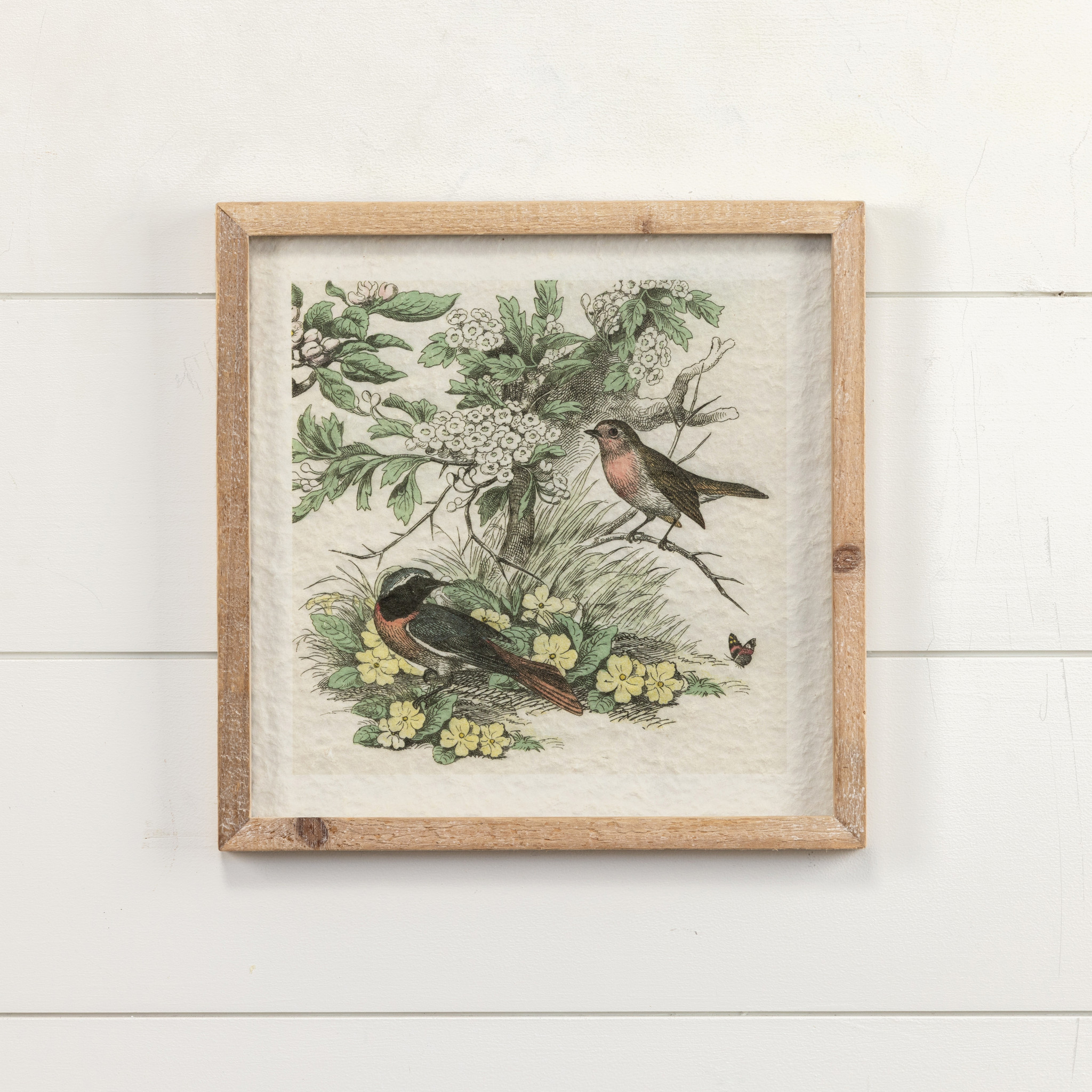Pair of Birds Print, 12"