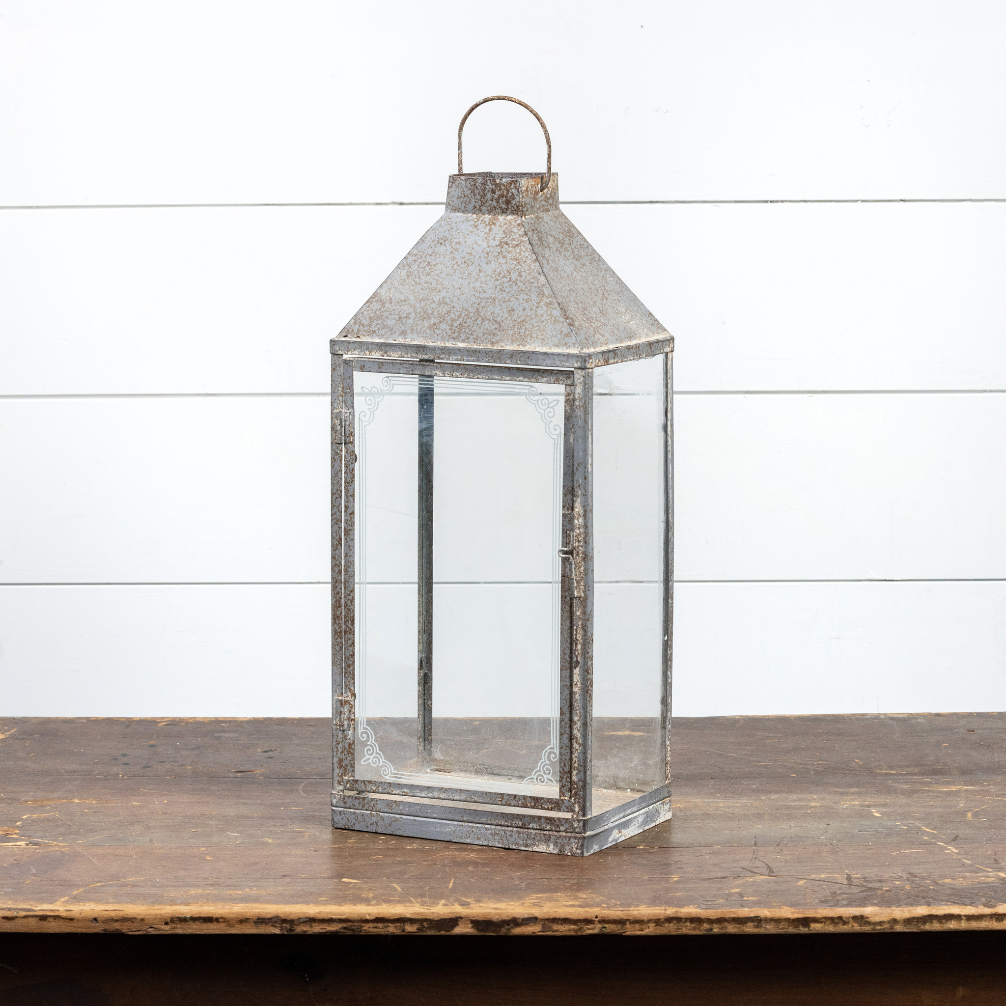Classic Metal Lantern, 19.5", photo 2 of 2