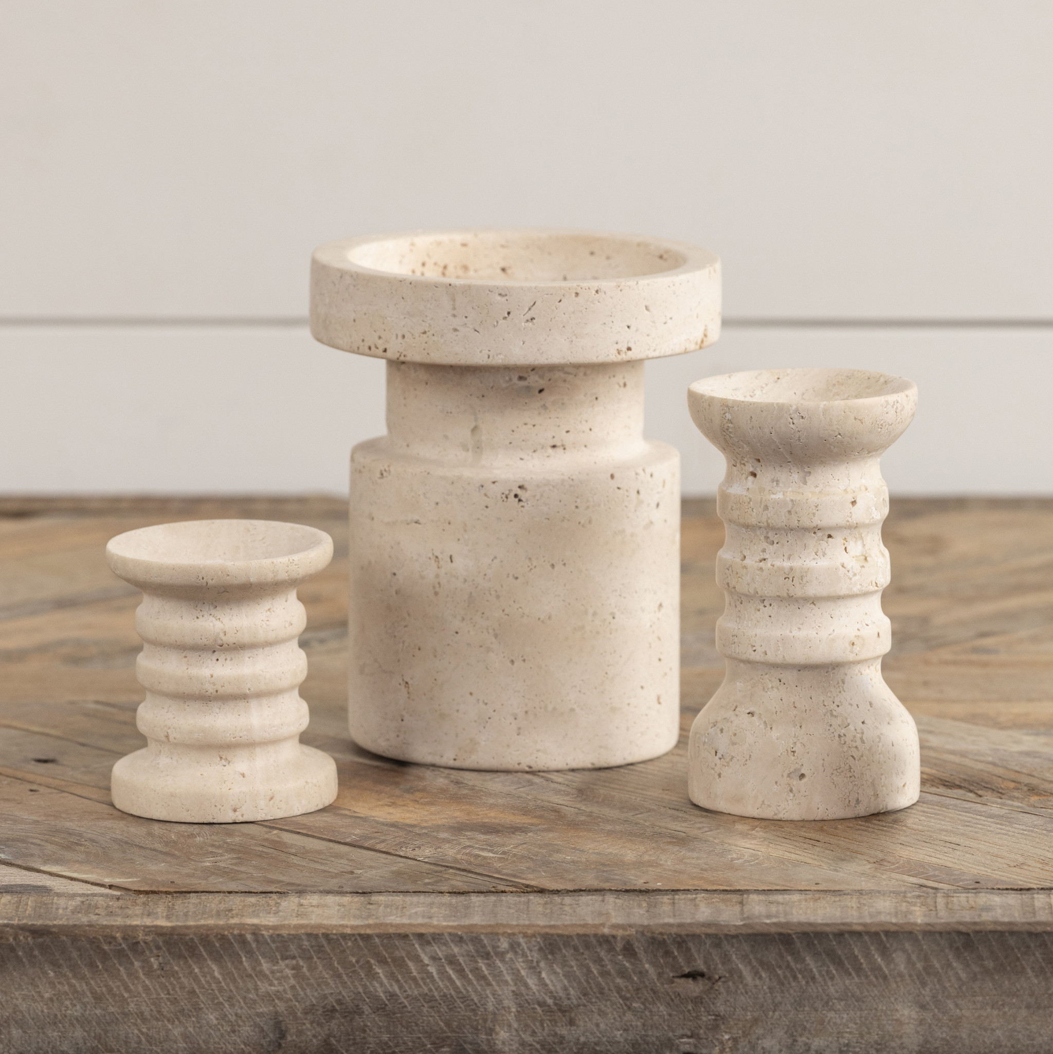 Stone Pillar Candle Stand, 5.25", photo 2 of 3