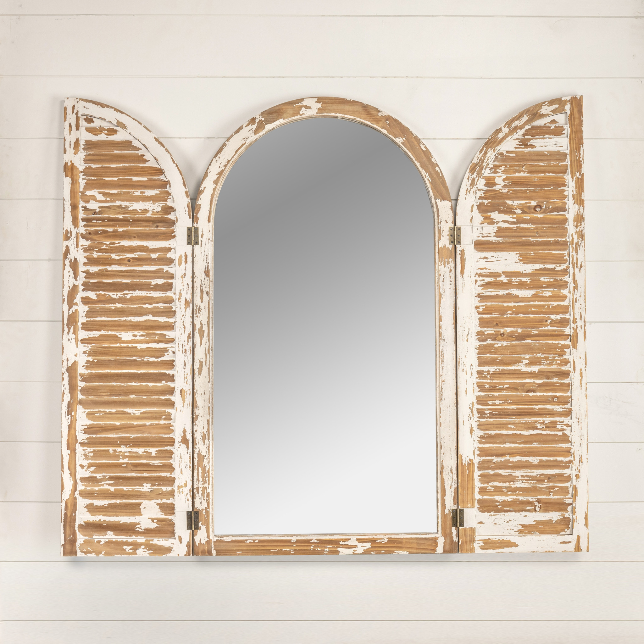 Arched Shutter Mirror, photo 2 of 2