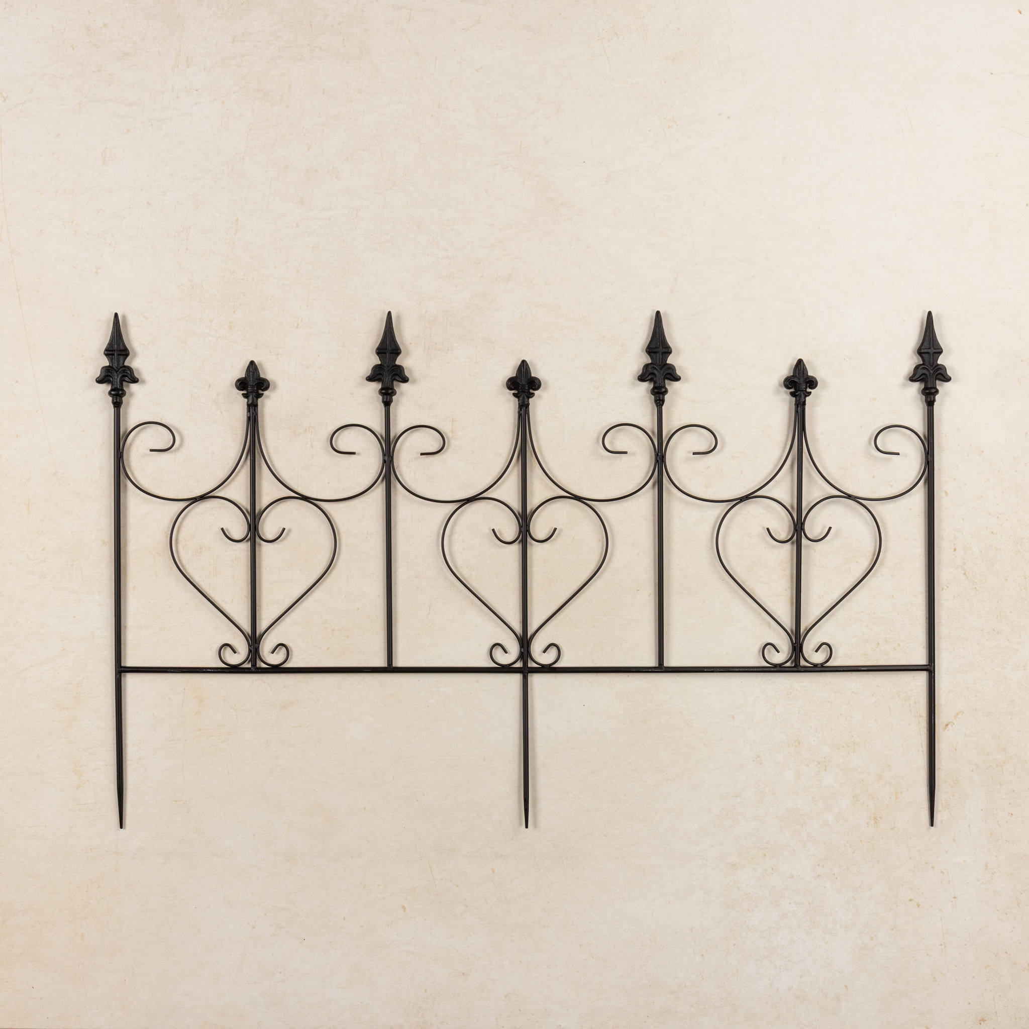 Black Garden Fence, 40", photo 2 of 2