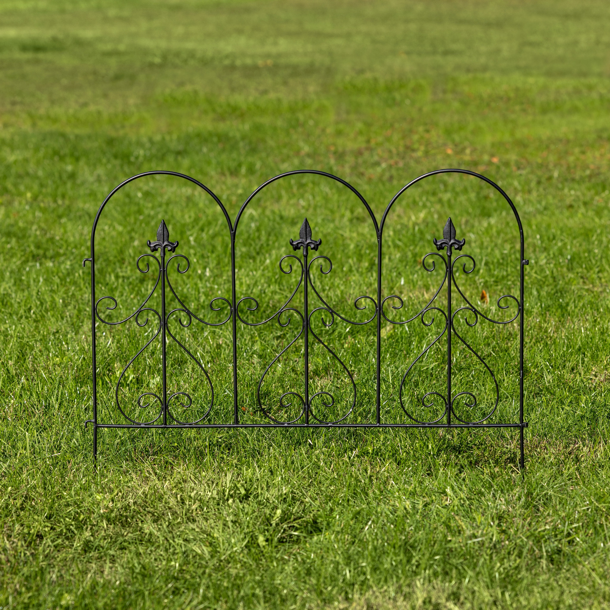 Black Garden Fence, 36", photo 2 of 3