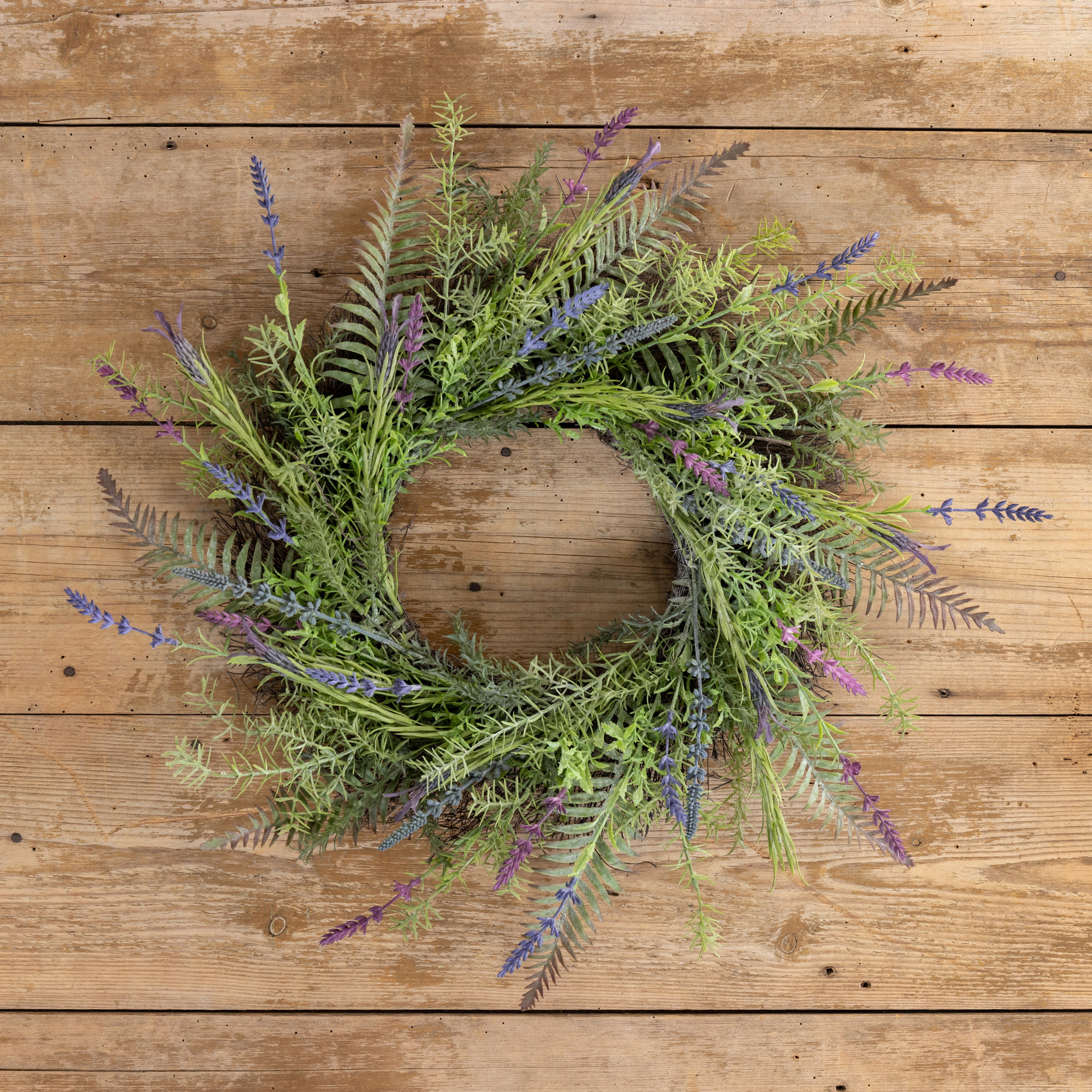 Lavender & Fern Wreath, 24", photo 3 of 5