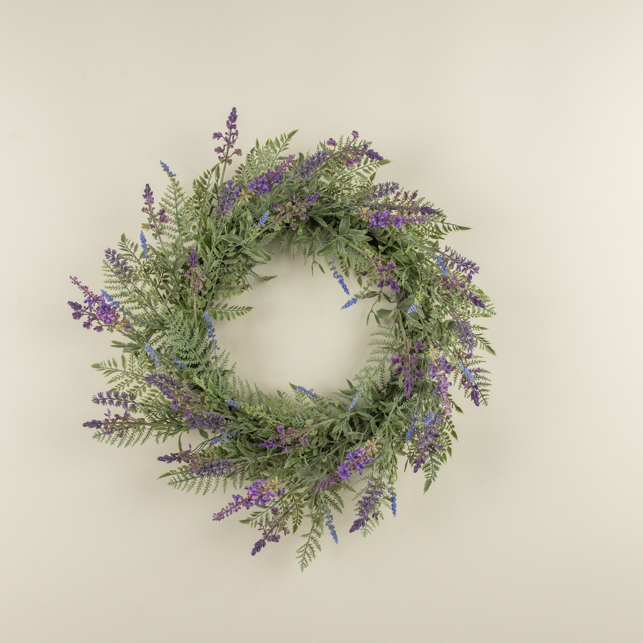 Lavender & Fern Wreath, 24", photo 5 of 5