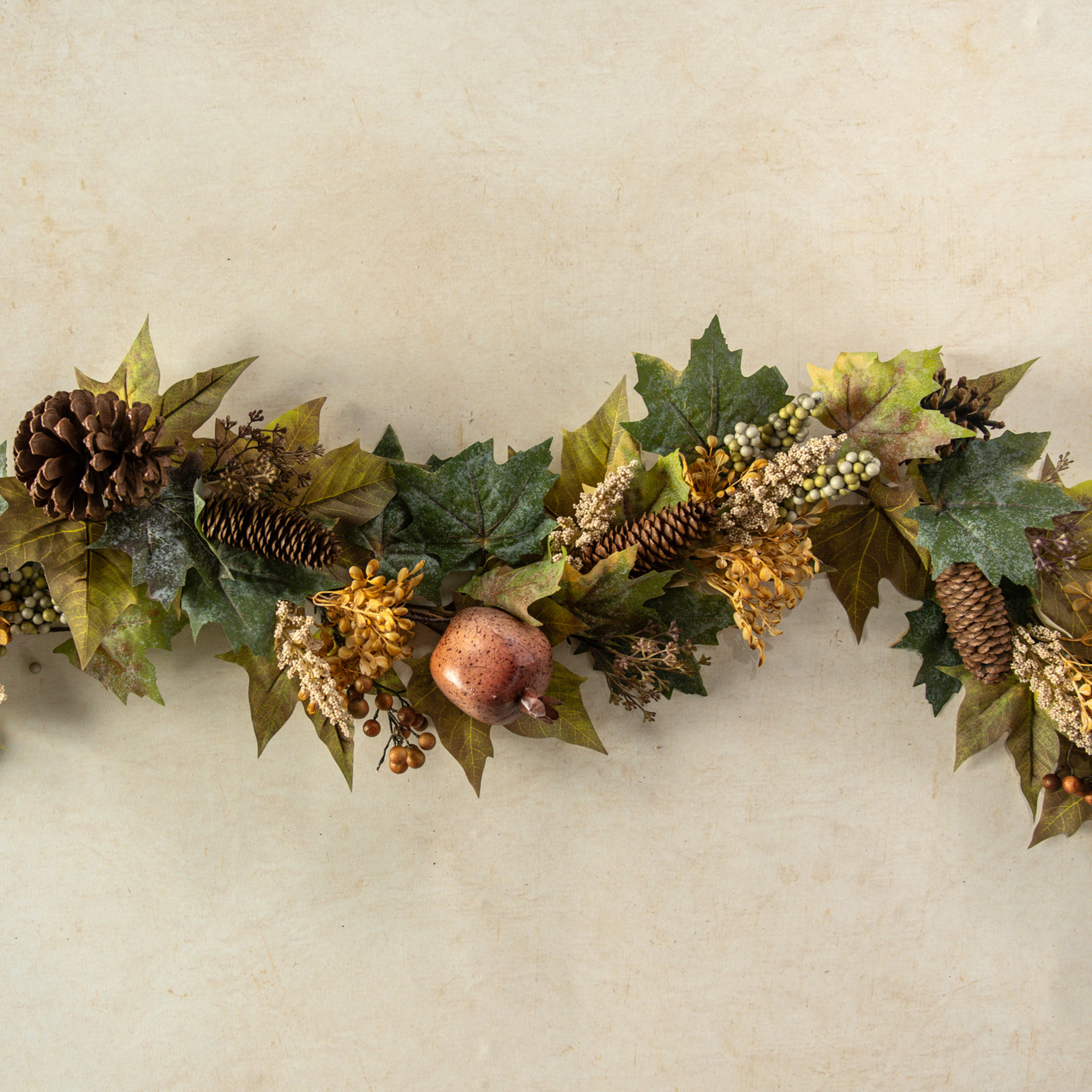 Pomegranate & Brown Berry Garland, 6 ft, photo 3 of 6
