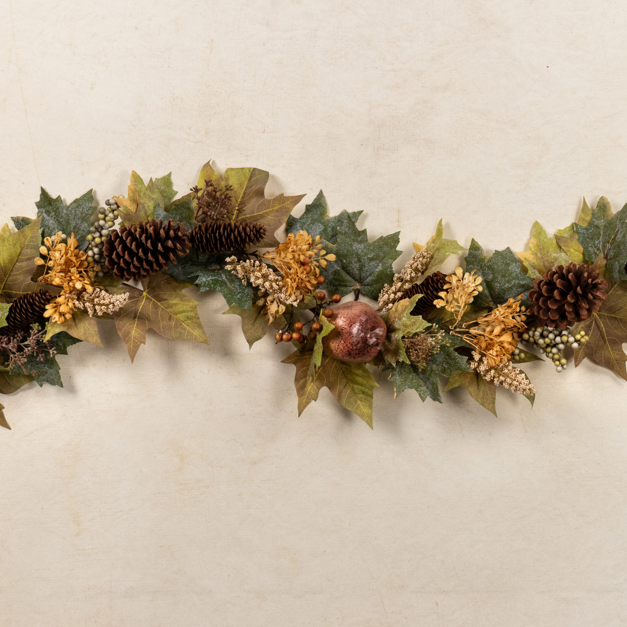 Pomegranate & Brown Berry Garland, 6 ft, photo 5 of 6