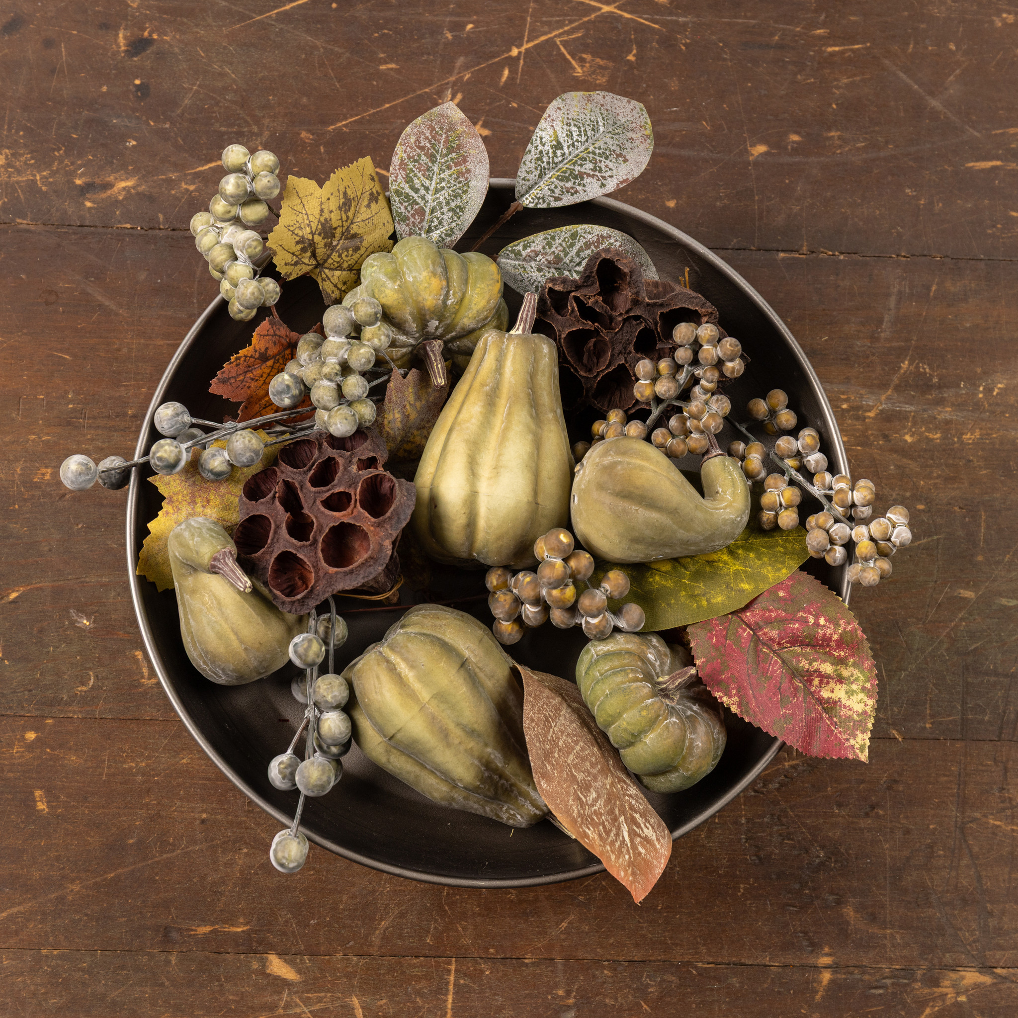 Green Berry, Gourd & Lotus Pod Bowl Filler, photo 3 of 3