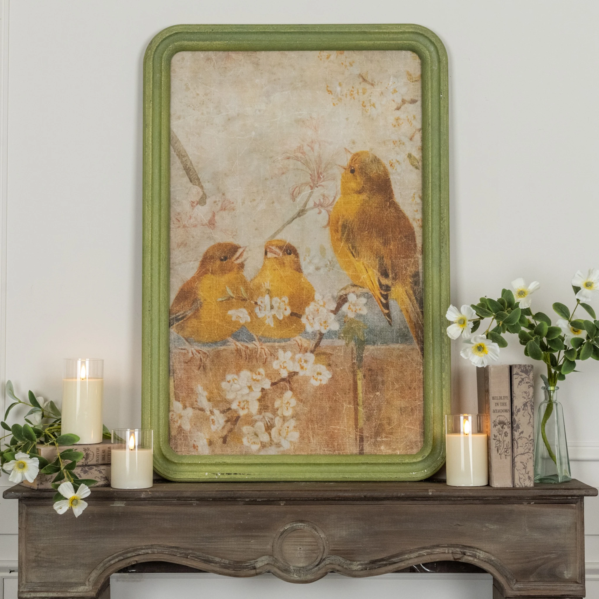 Framed Bird Trio Print