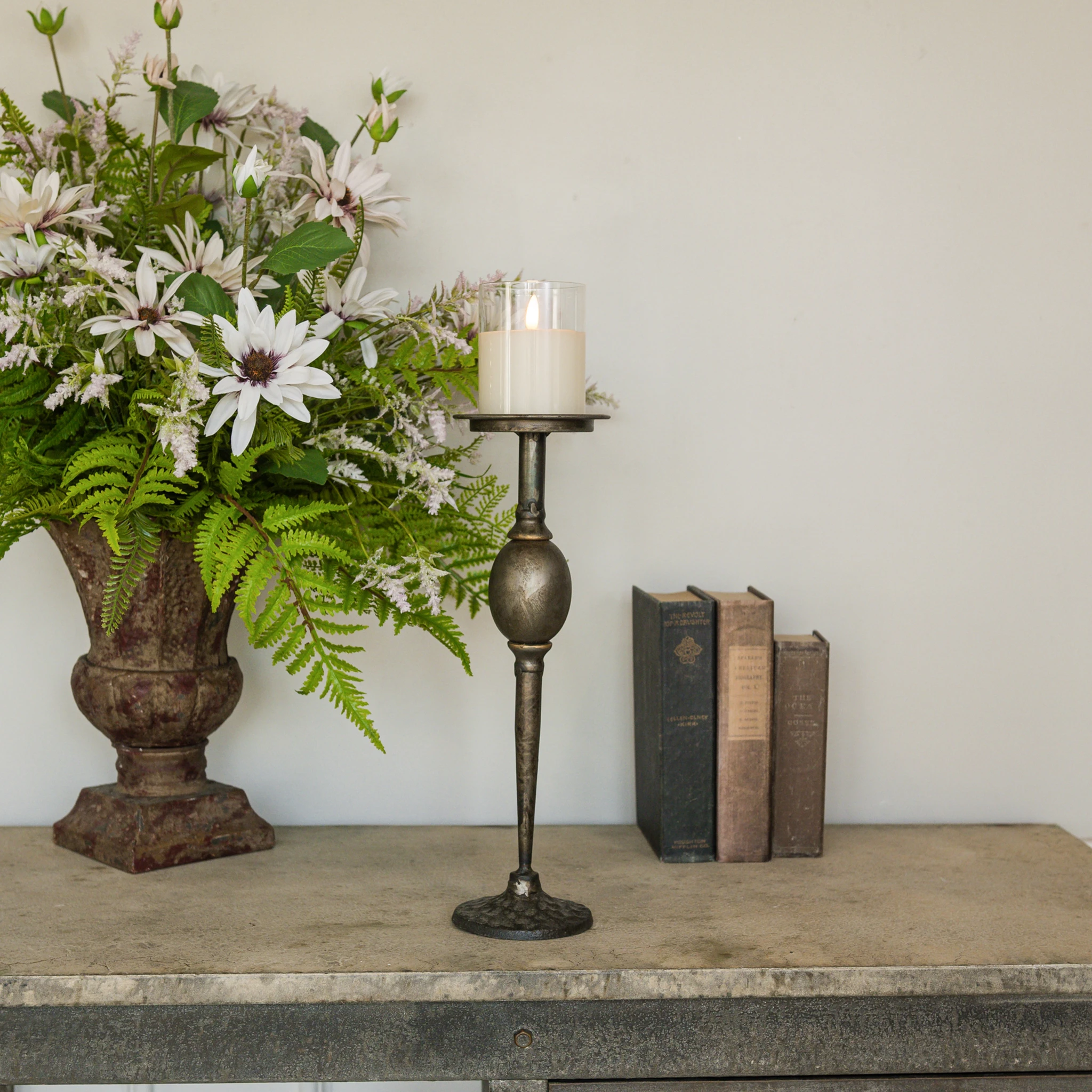 Imperial Pillar Candlestick, 14.75"