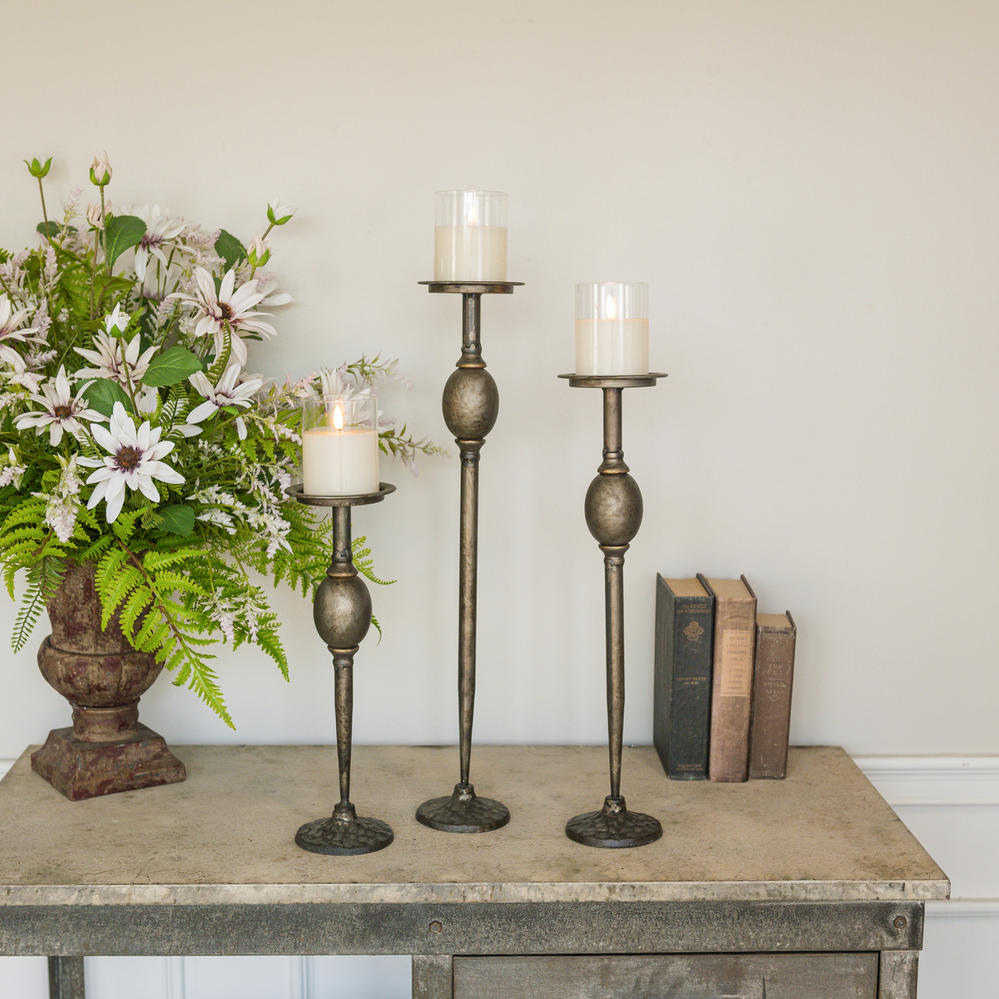 Imperial Pillar Candlestick, 14.75", photo 3 of 6