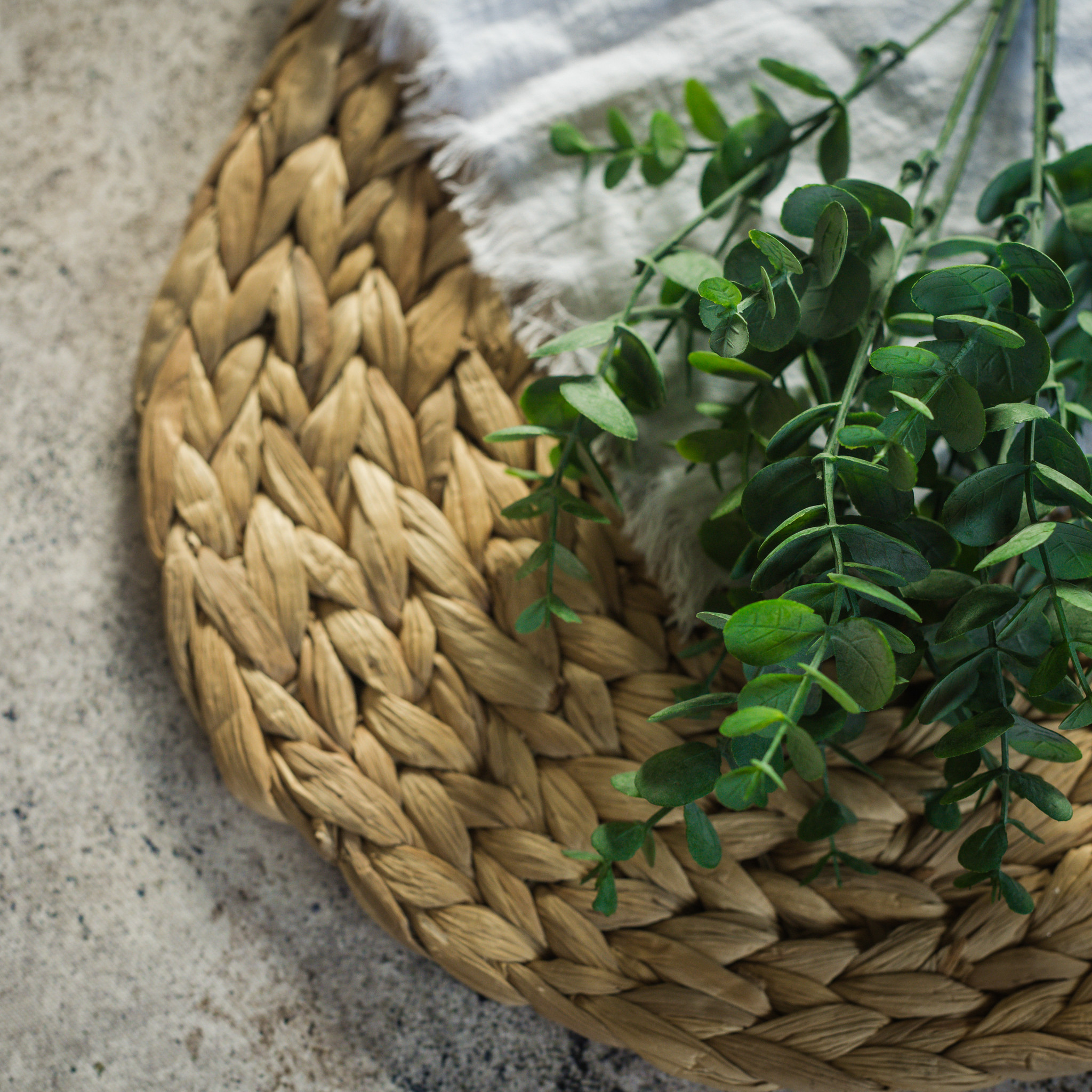 Eucalyptus Leaf Spray, 14"
