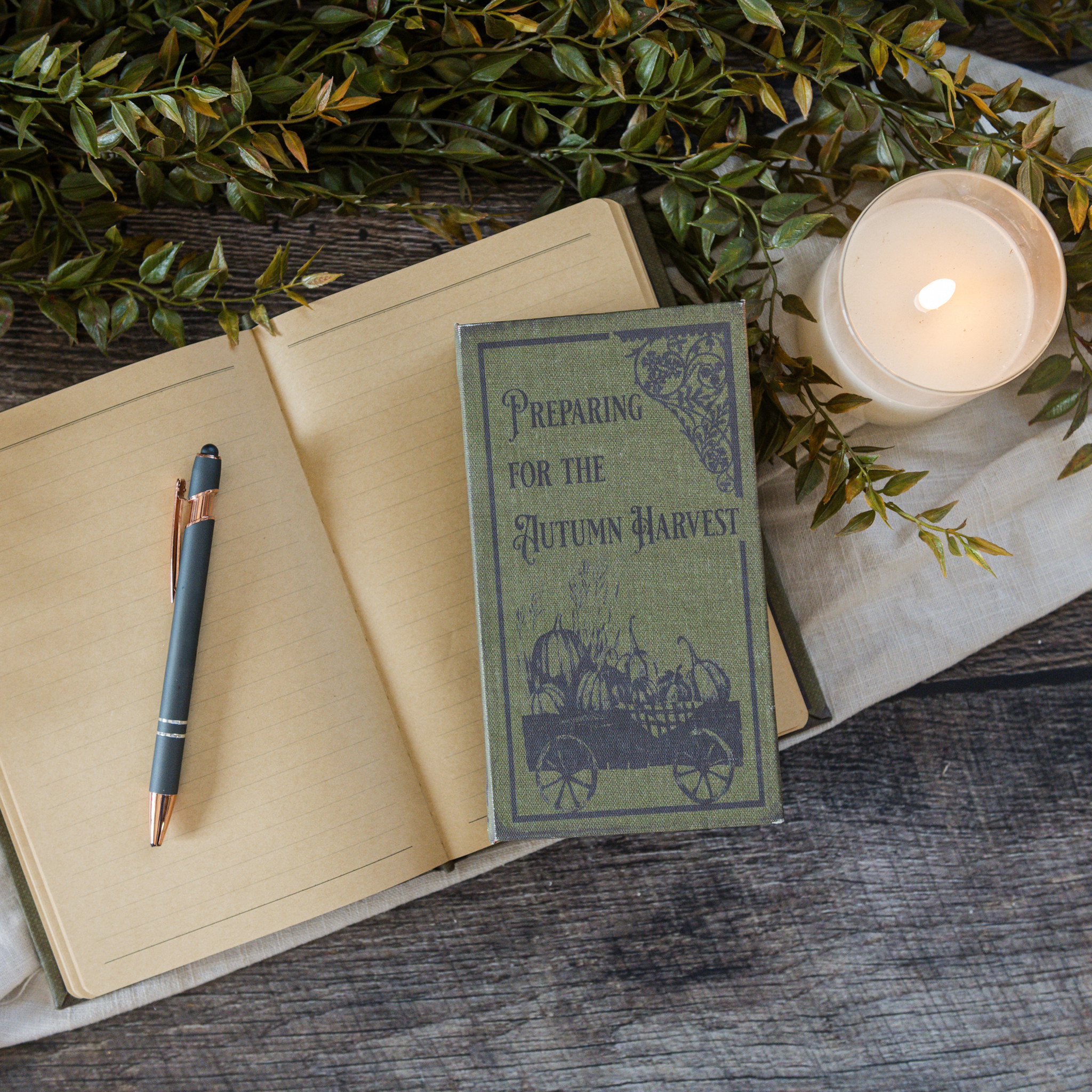 Preparing for the Autumn Harvest Journal, 7", photo 2 of 3