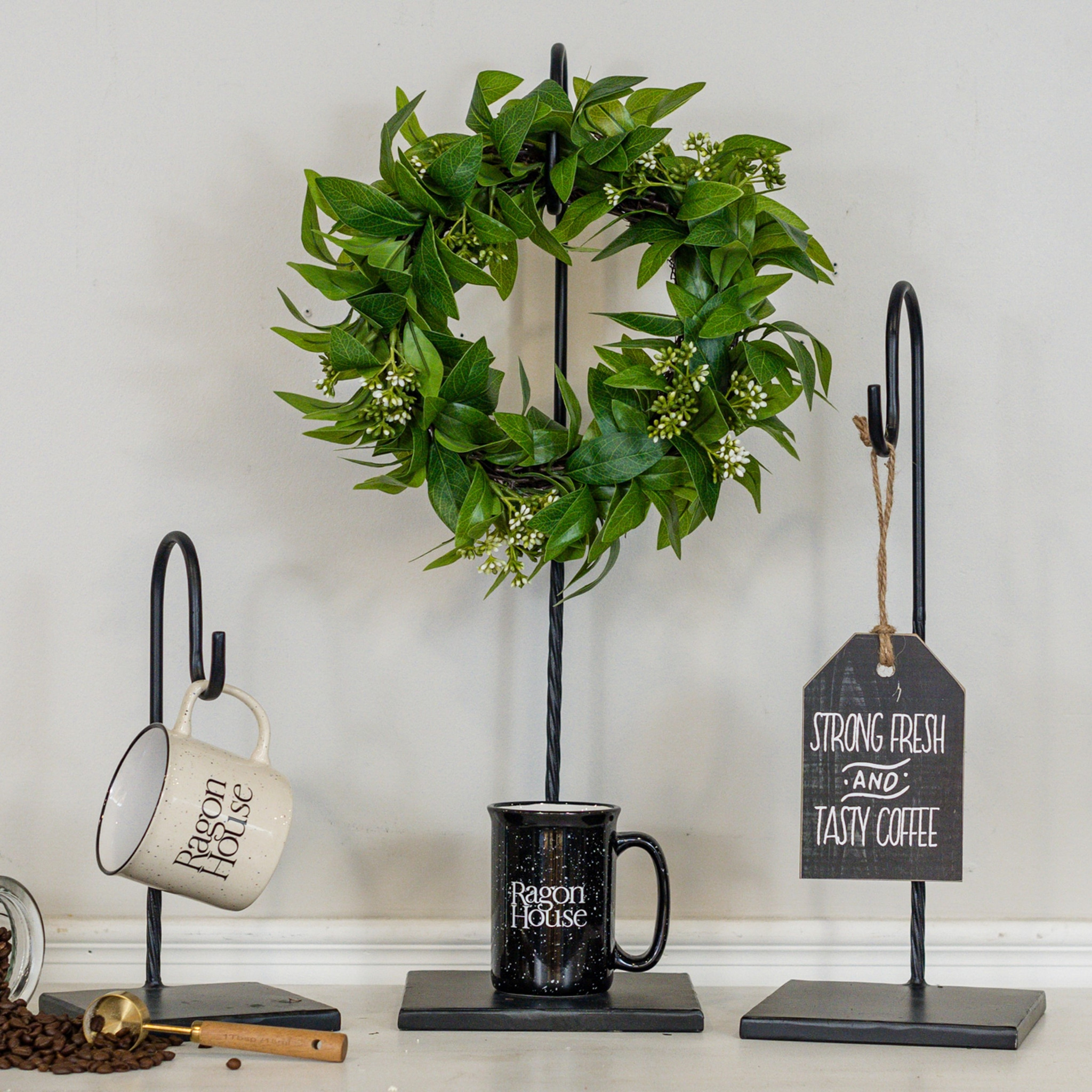 Black Metal Hook Stand, 18", photo 2 of 4