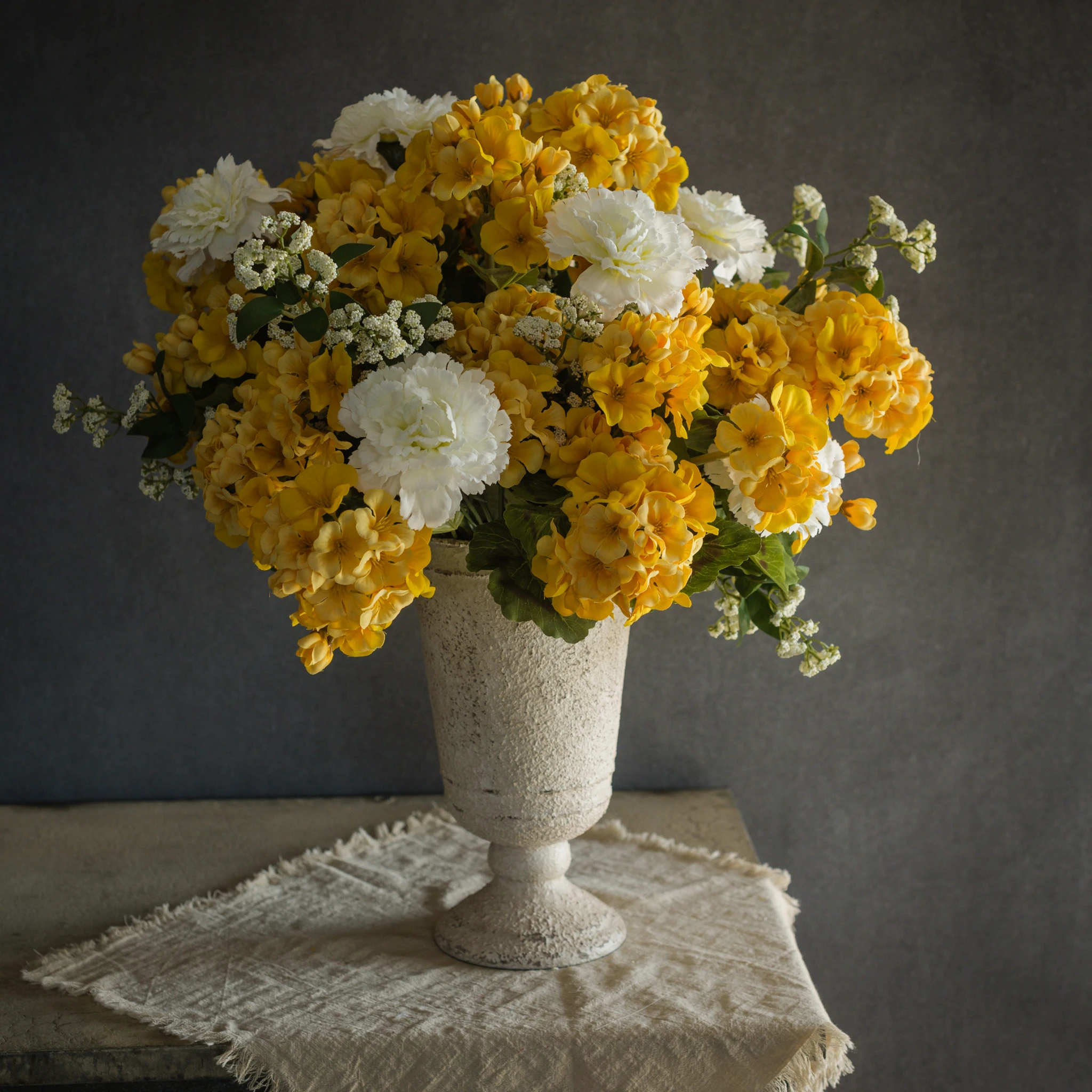 White Carnation Spray, 17", photo 4 of 4