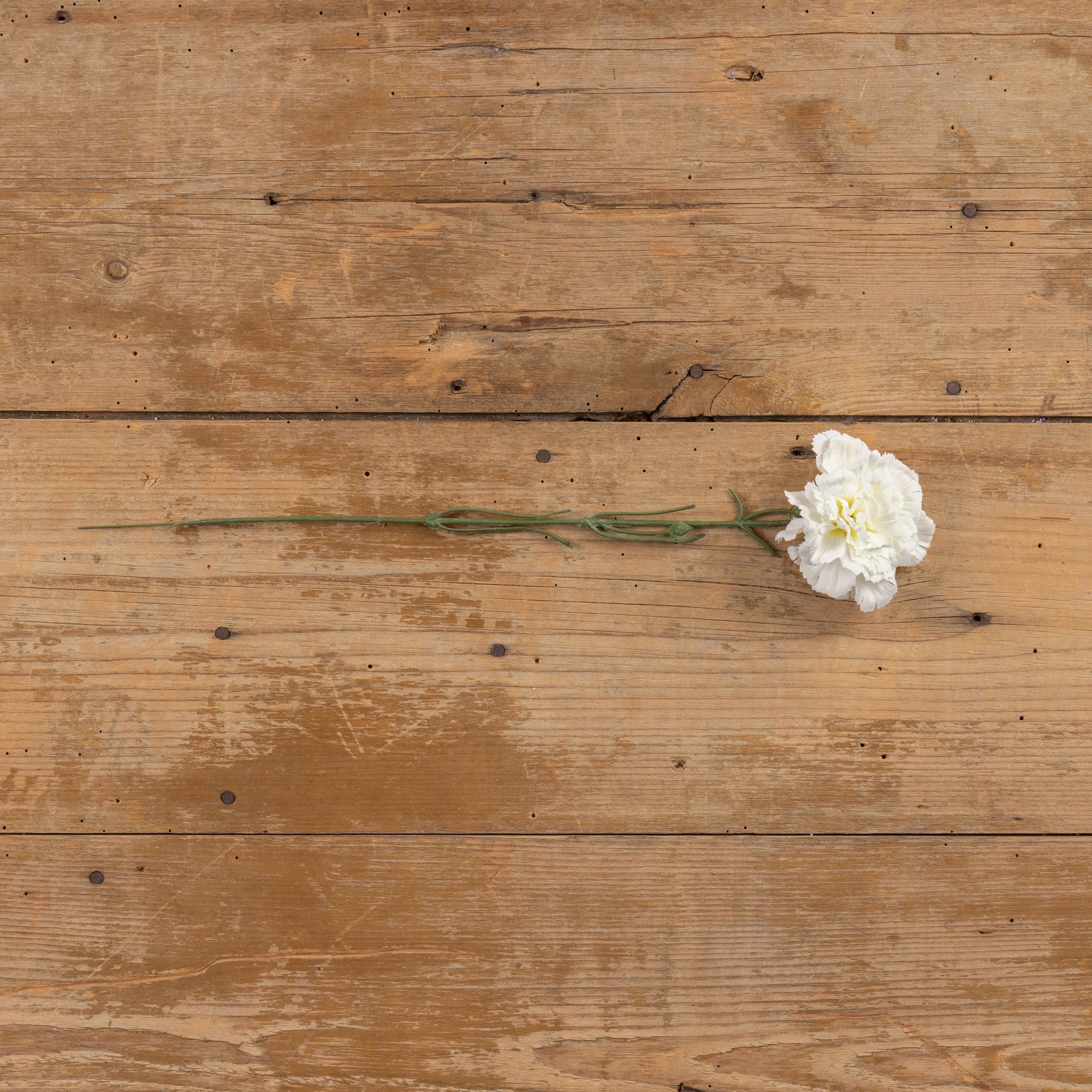 White Carnation Spray, 17", photo 3 of 4
