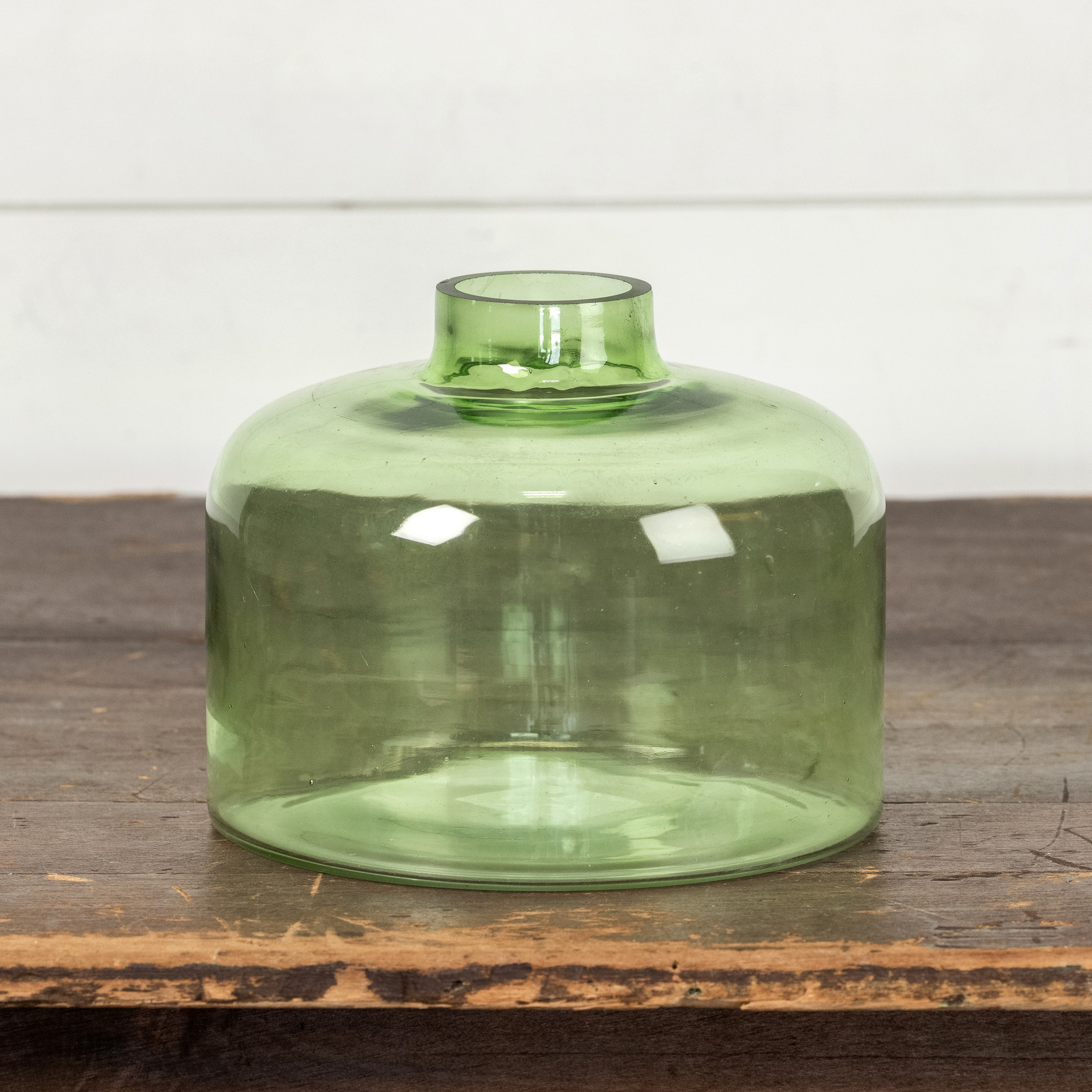 Green Glass Jar, 6.5", photo 3 of 3
