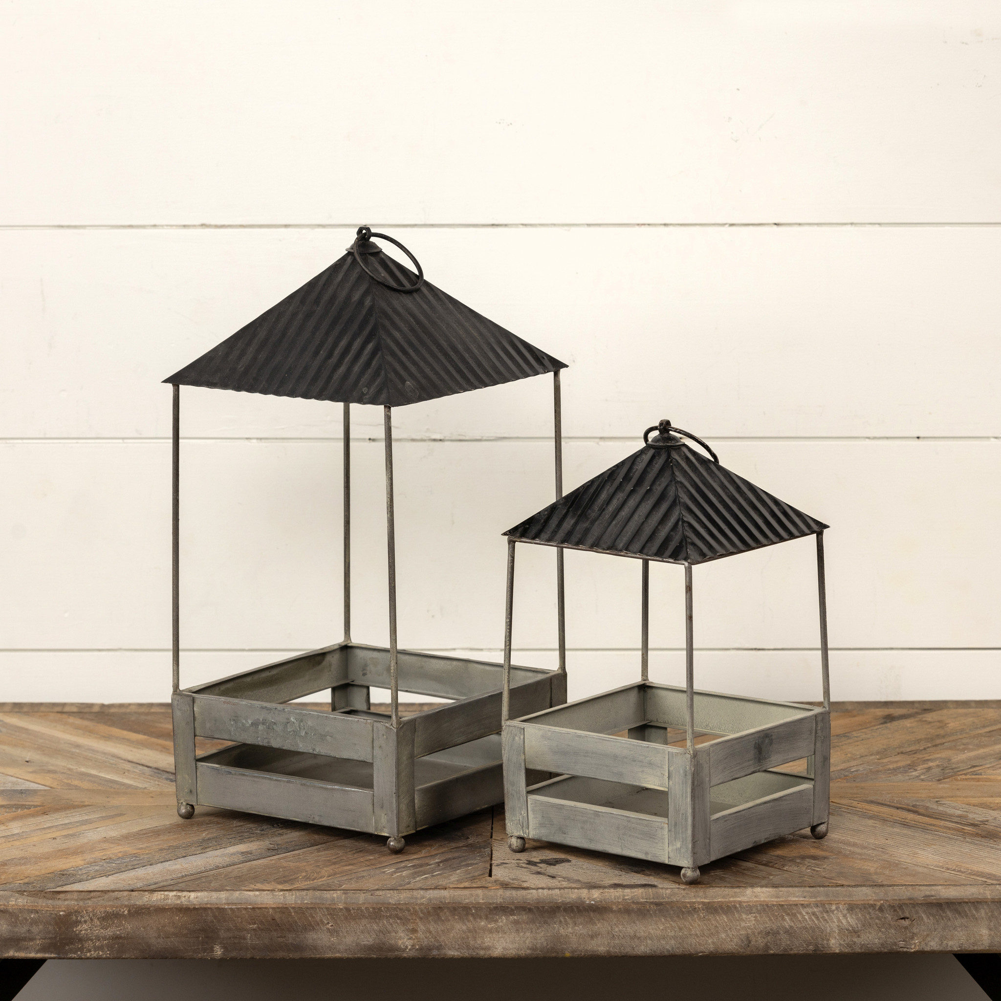 Farmstead Lanterns, Set of 2