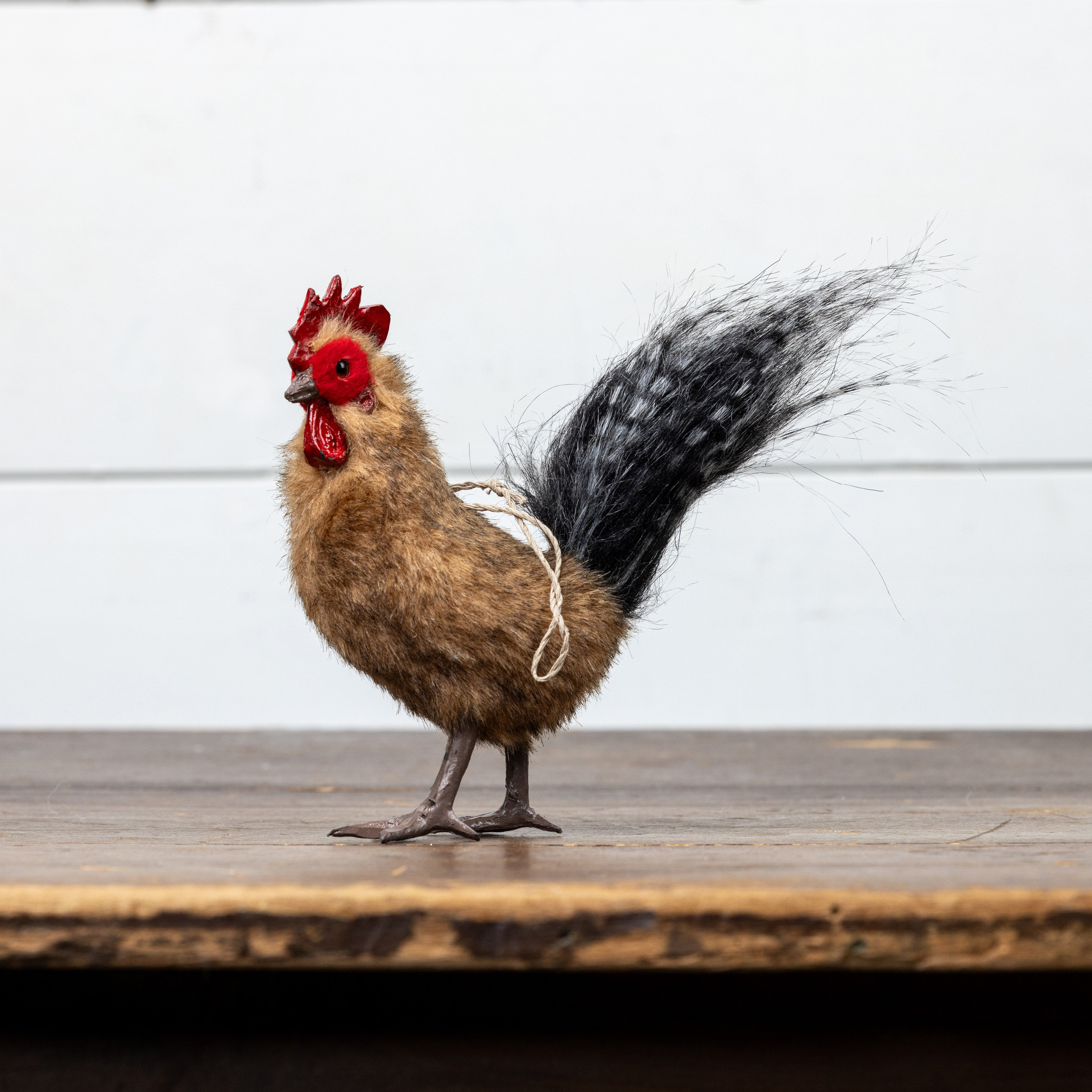 Fur Rooster Ornament, photo 3 of 3