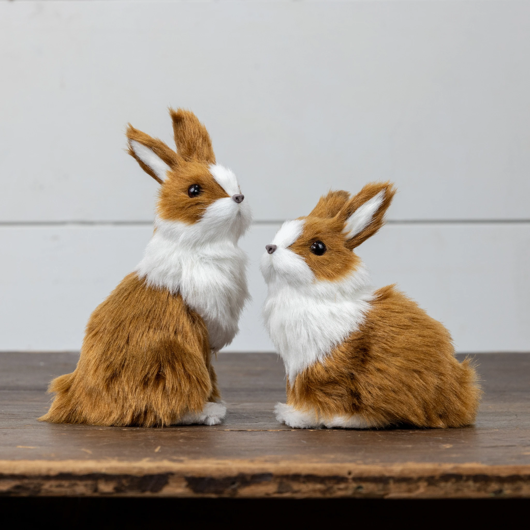 Brown & White Standing Bunny, photo 4 of 4