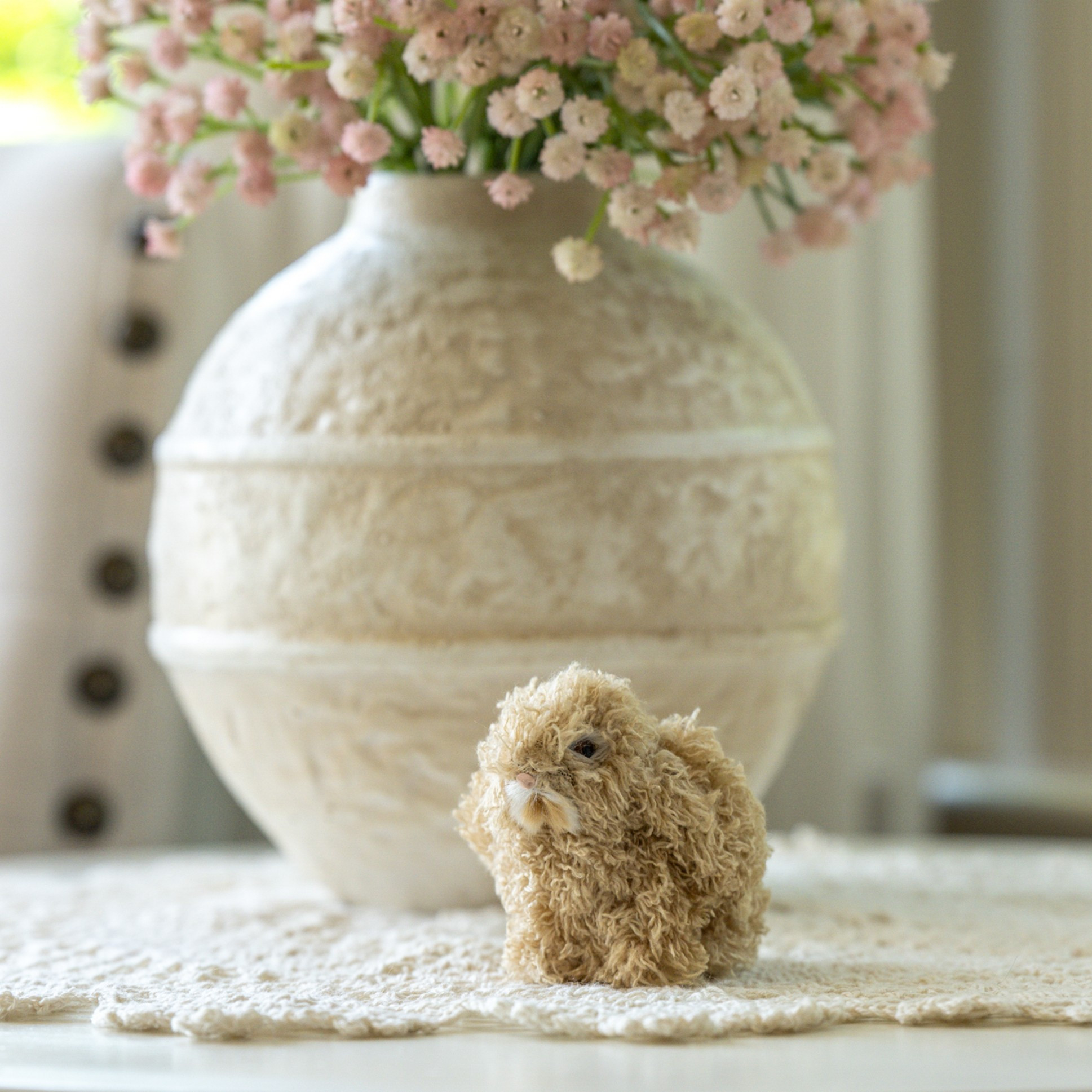 Beige Spring Bunny
