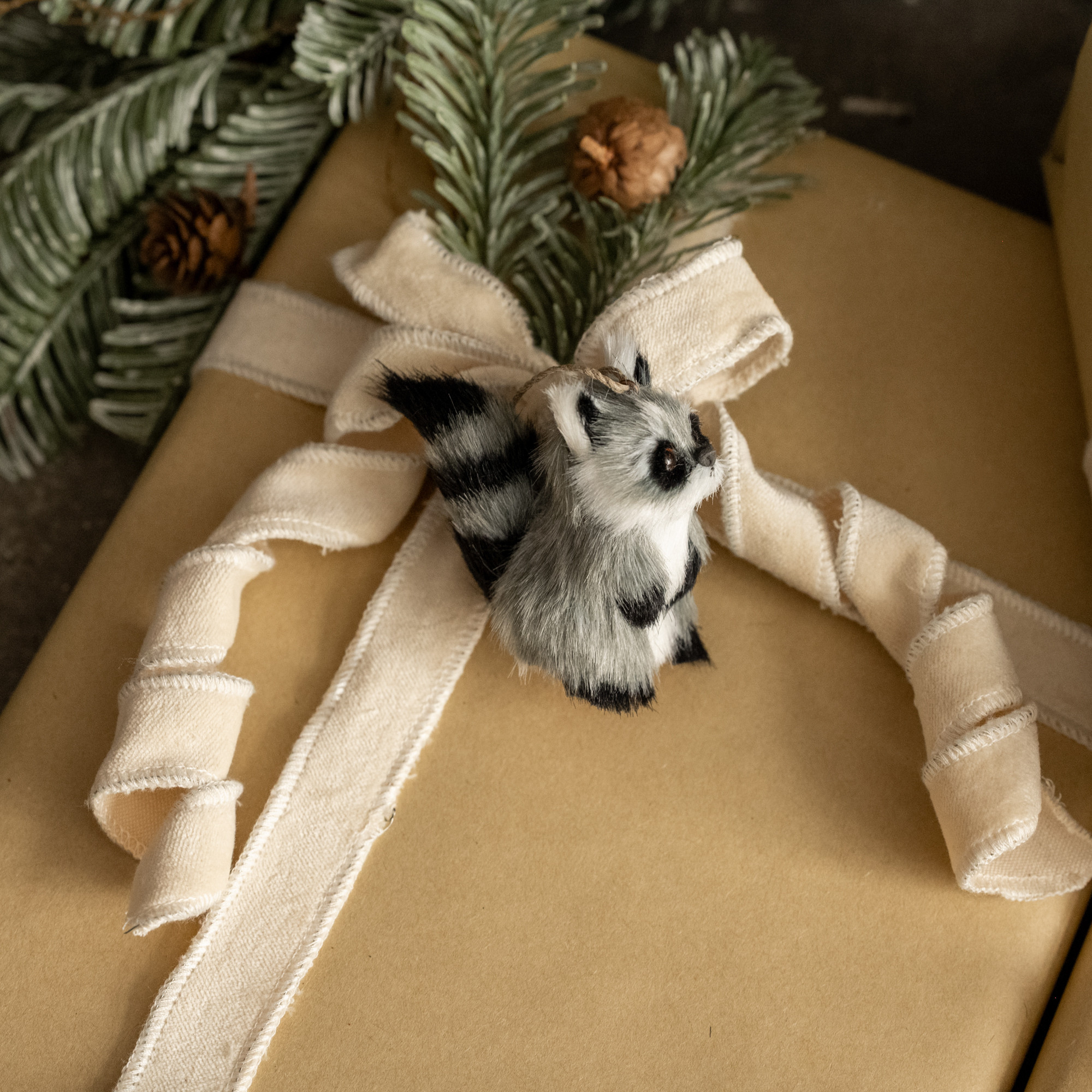 Woodland Raccoon Ornament, photo 3 of 4