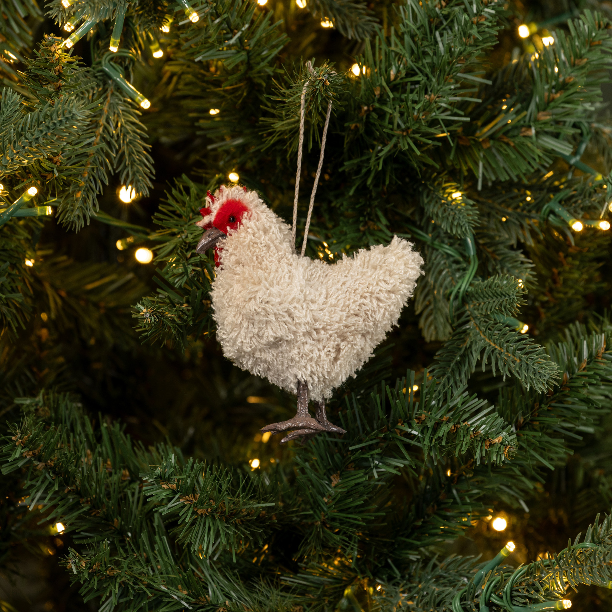 Beige Hen Ornament, photo 2 of 3
