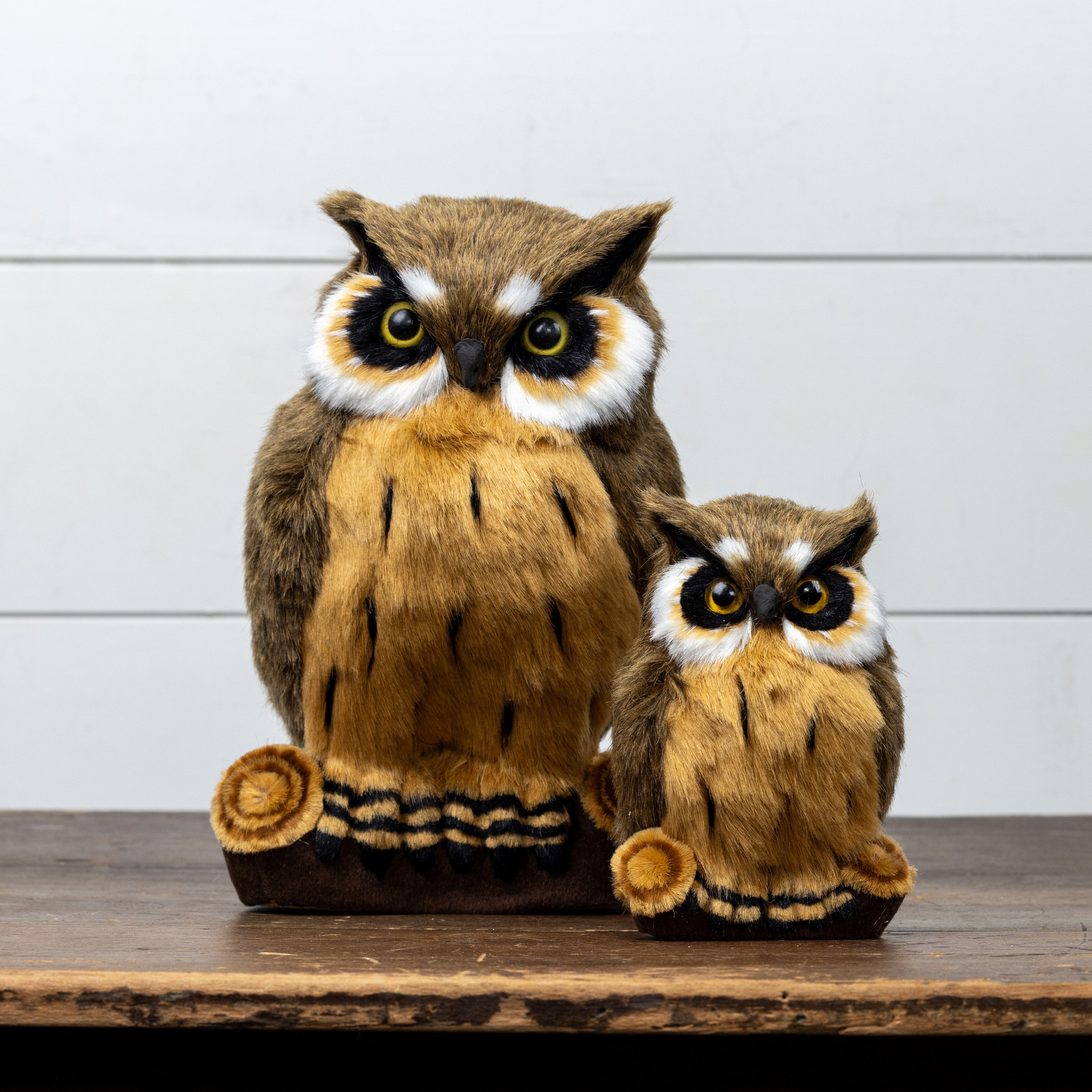 Great Horned Owl on Log, 11", photo 3 of 3