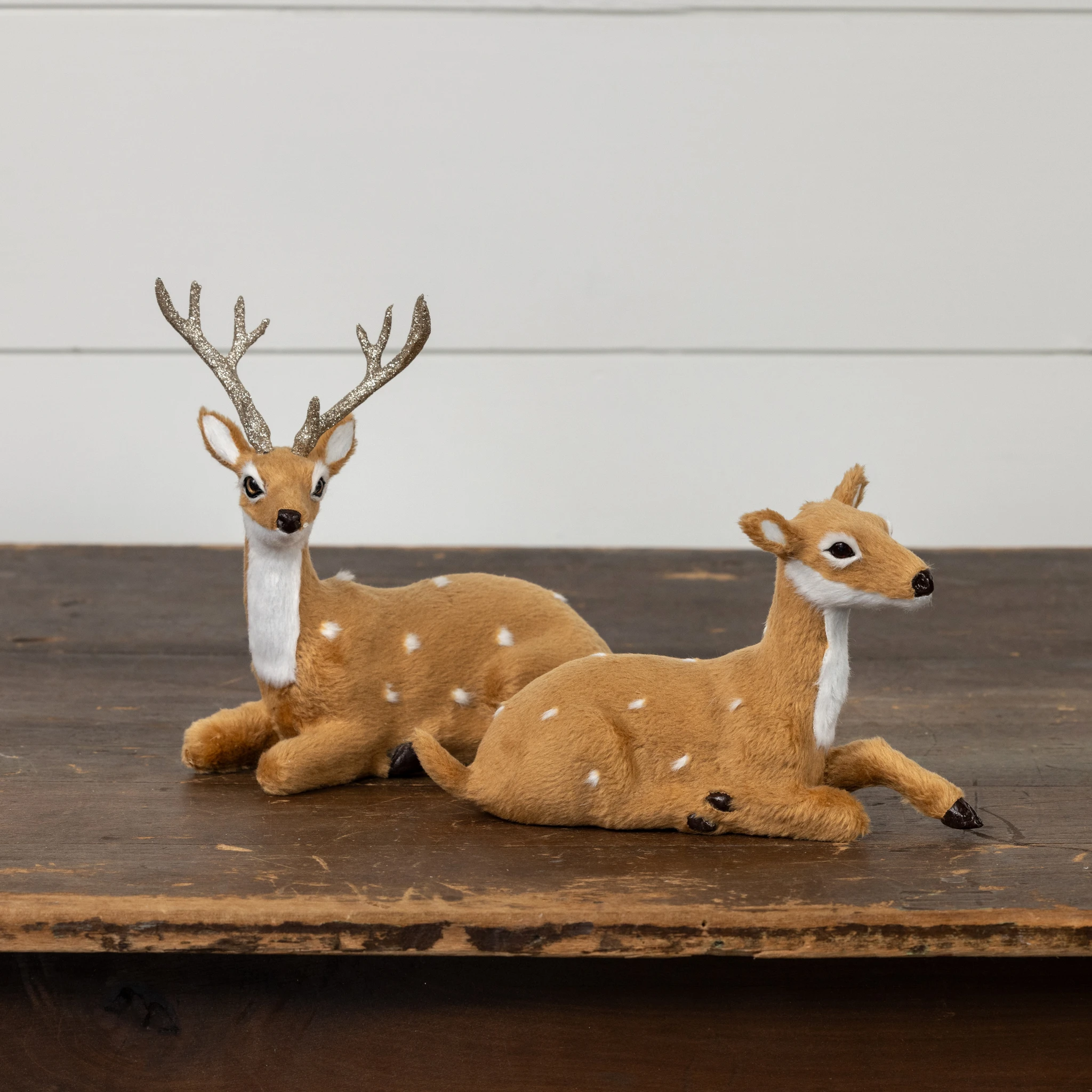 Fur Deer Couple, Set of 2, photo 3 of 4