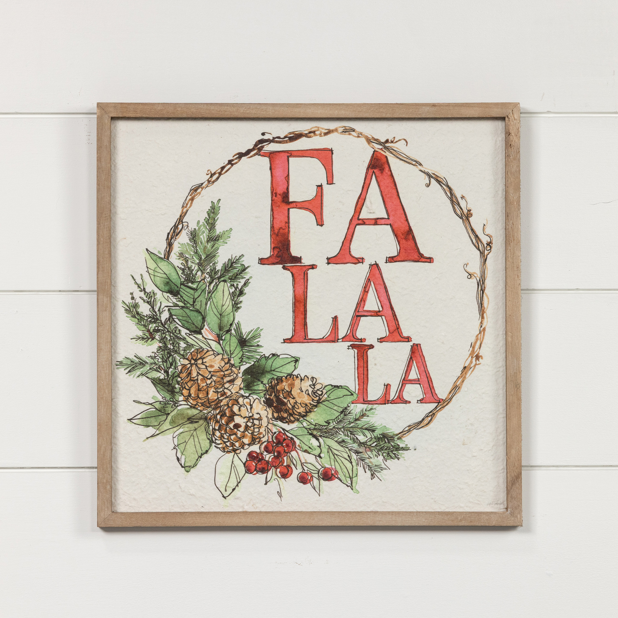 Fa La La Framed Print, photo 2 of 2