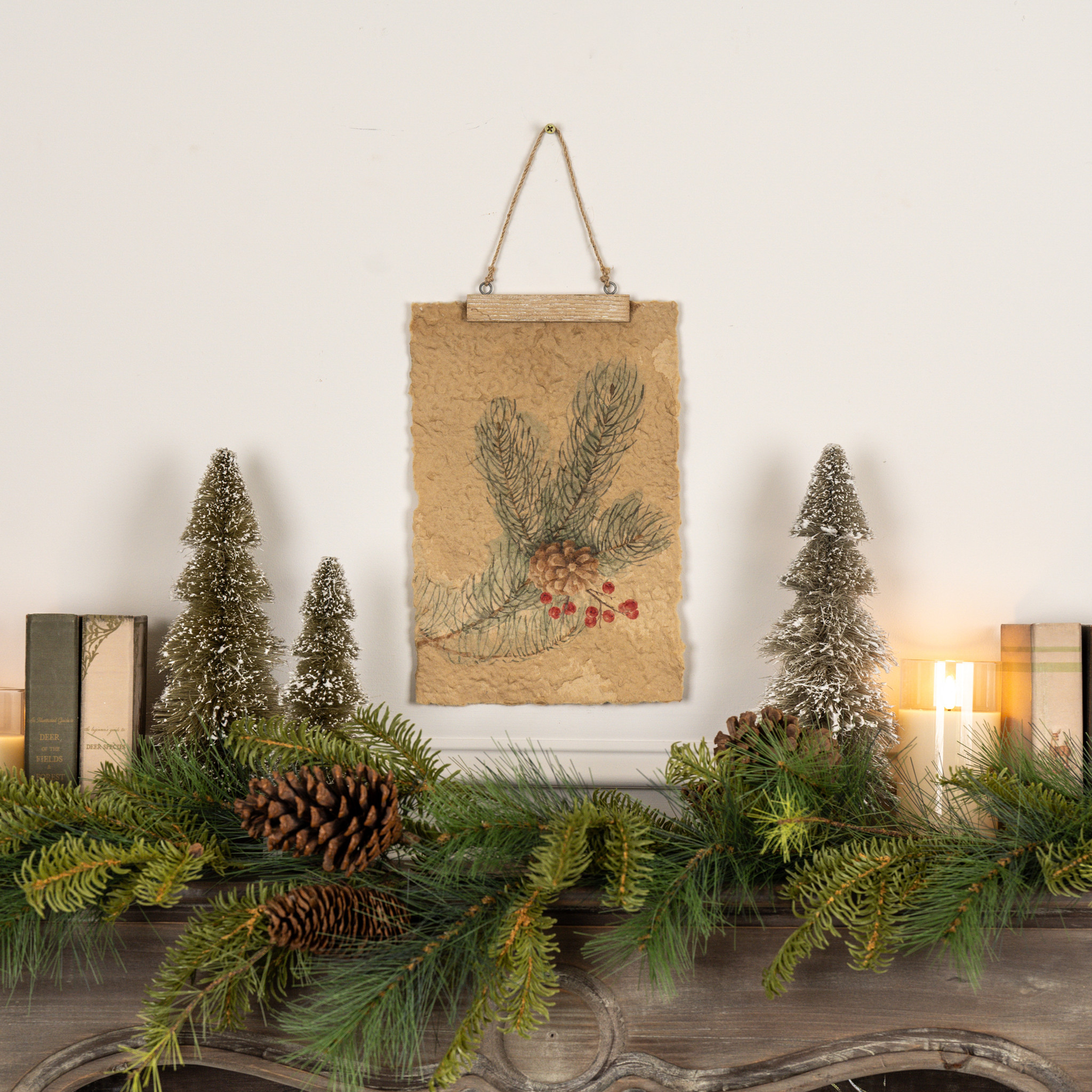 Pine Branch Hanging Print