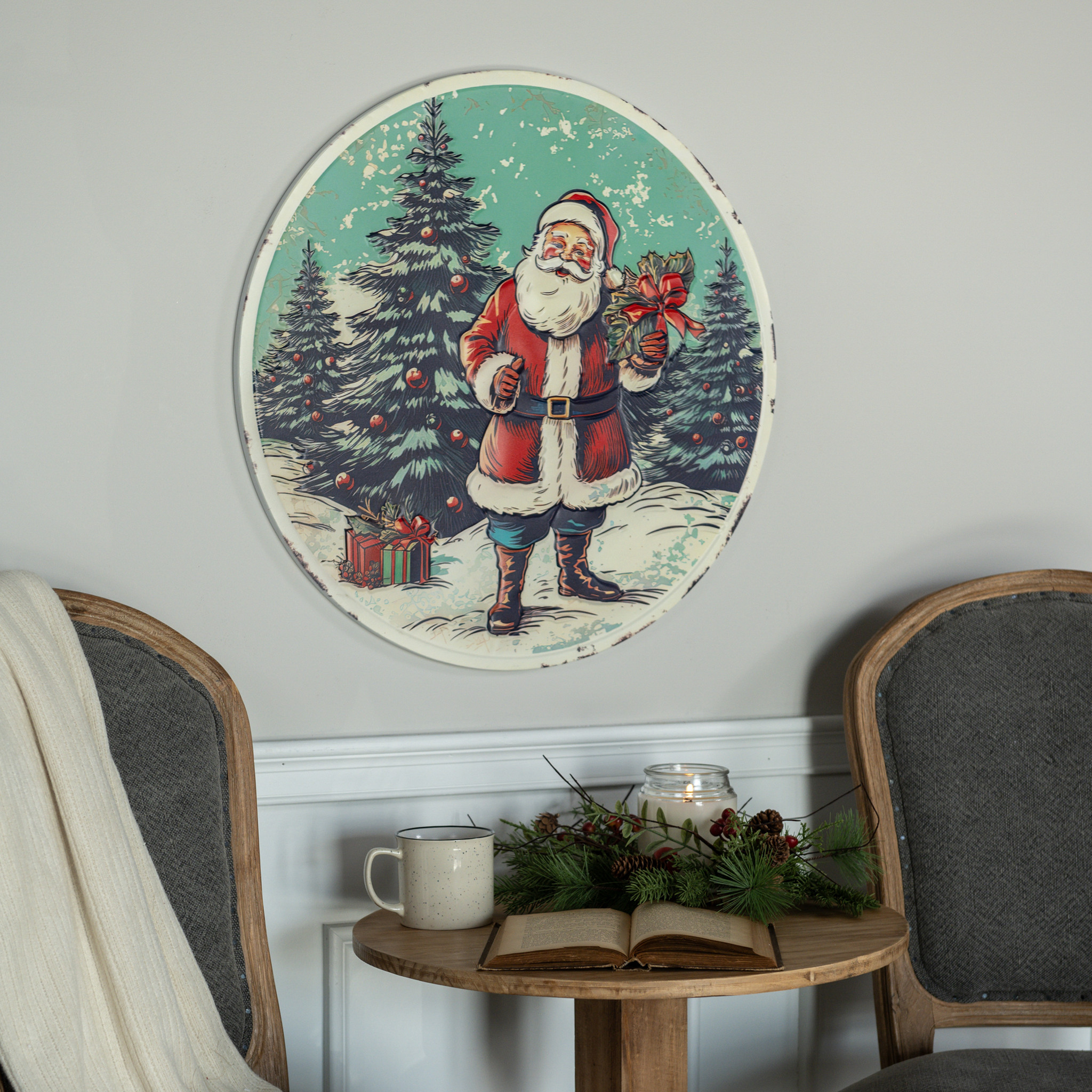 Santa's Tree Farm Sign