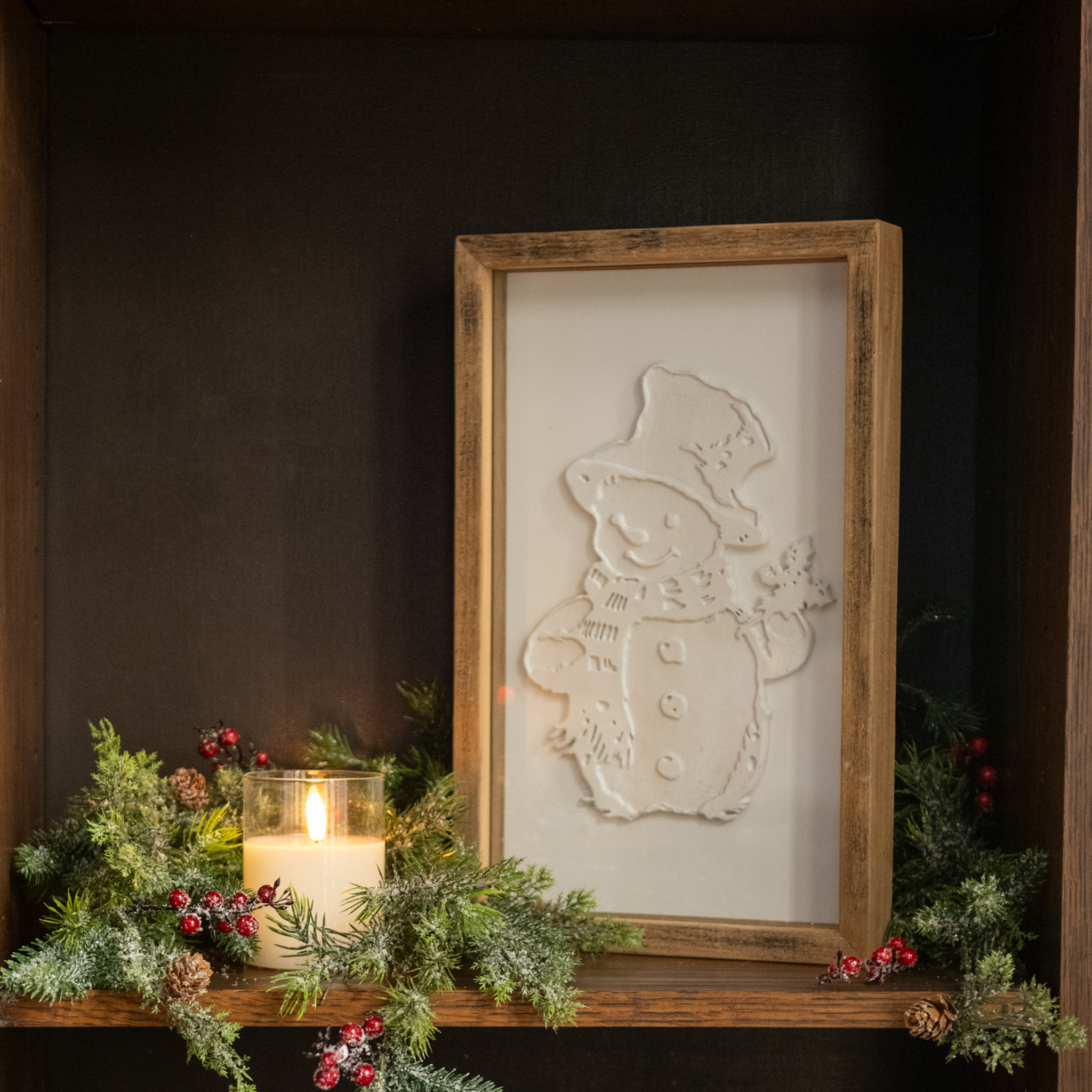Chilly Snowman Framed Print — photo 1 of 2