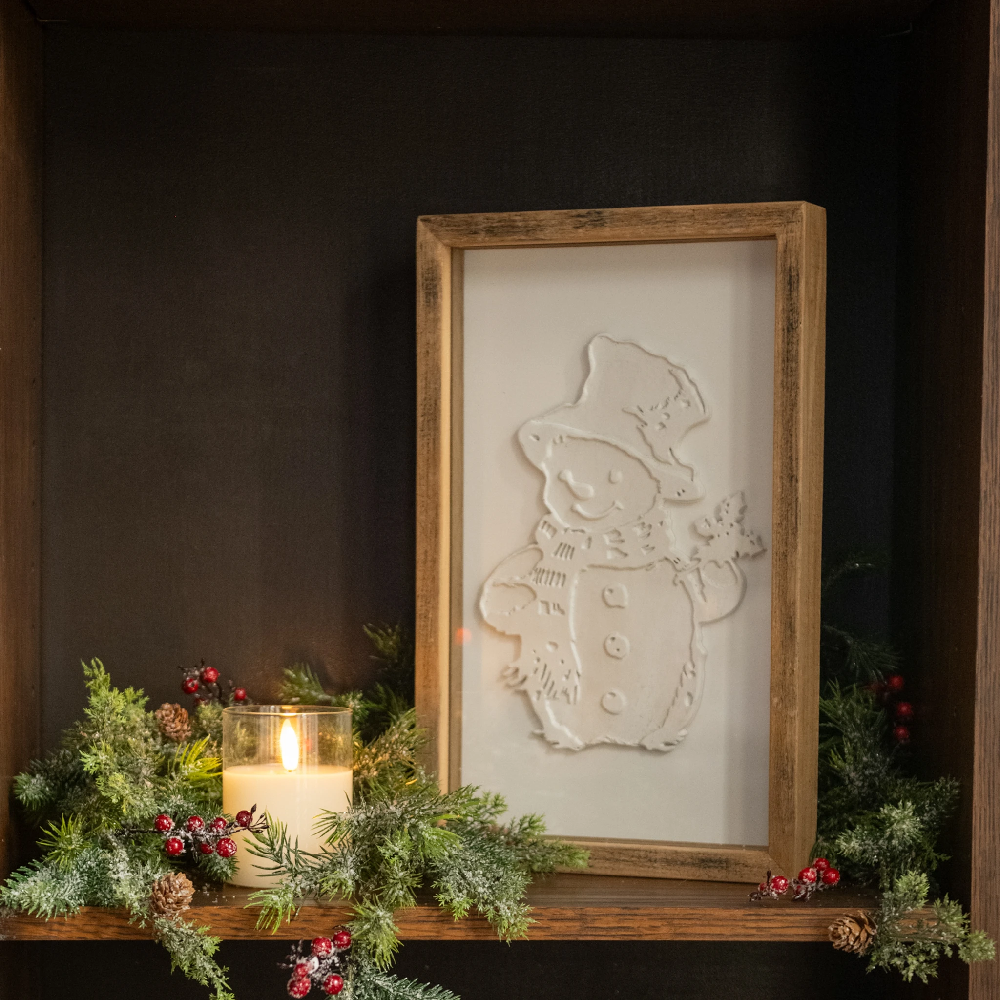 Chilly Snowman Framed Print — photo 1 of 2