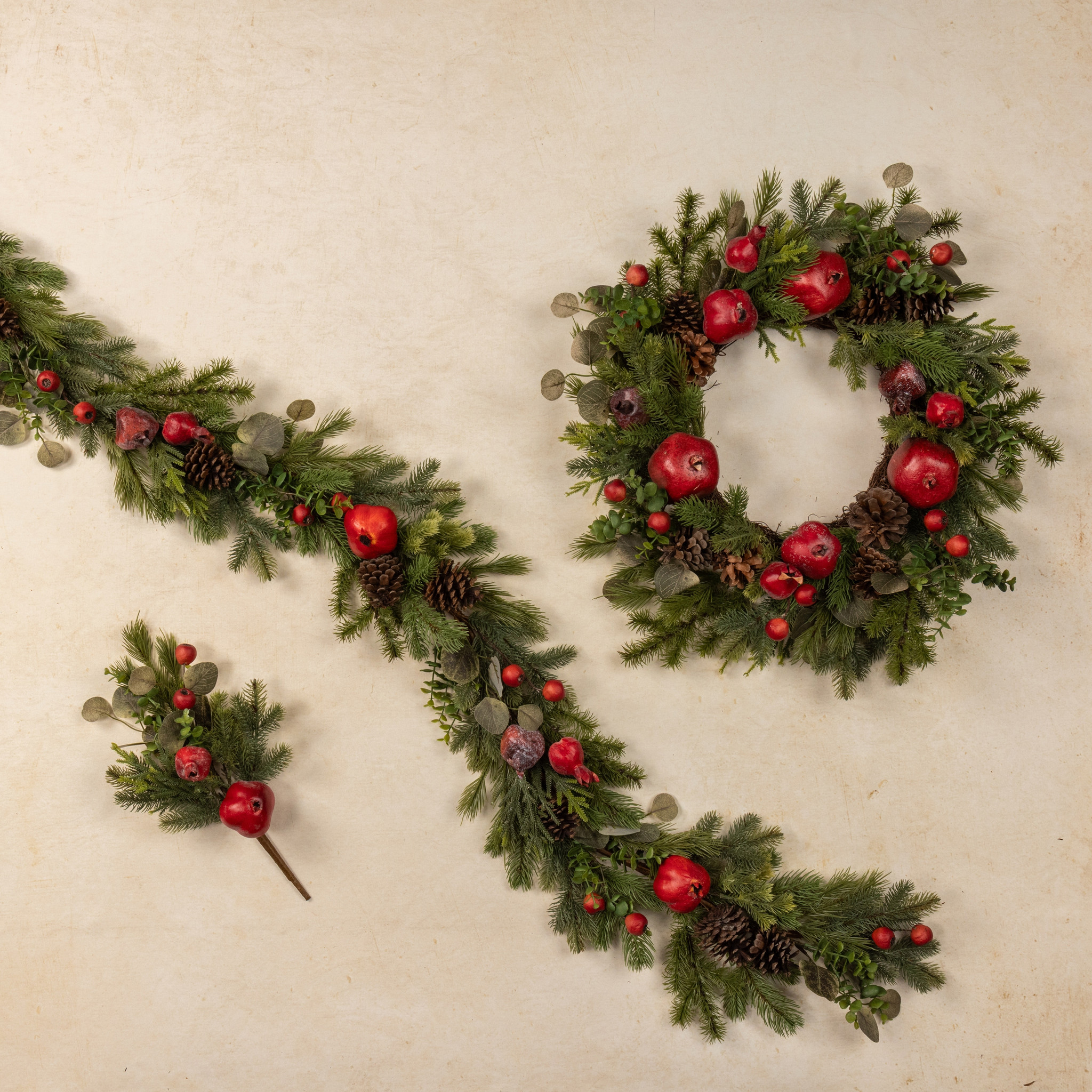 Pomegranate Garland, 6 ft, photo 3 of 3