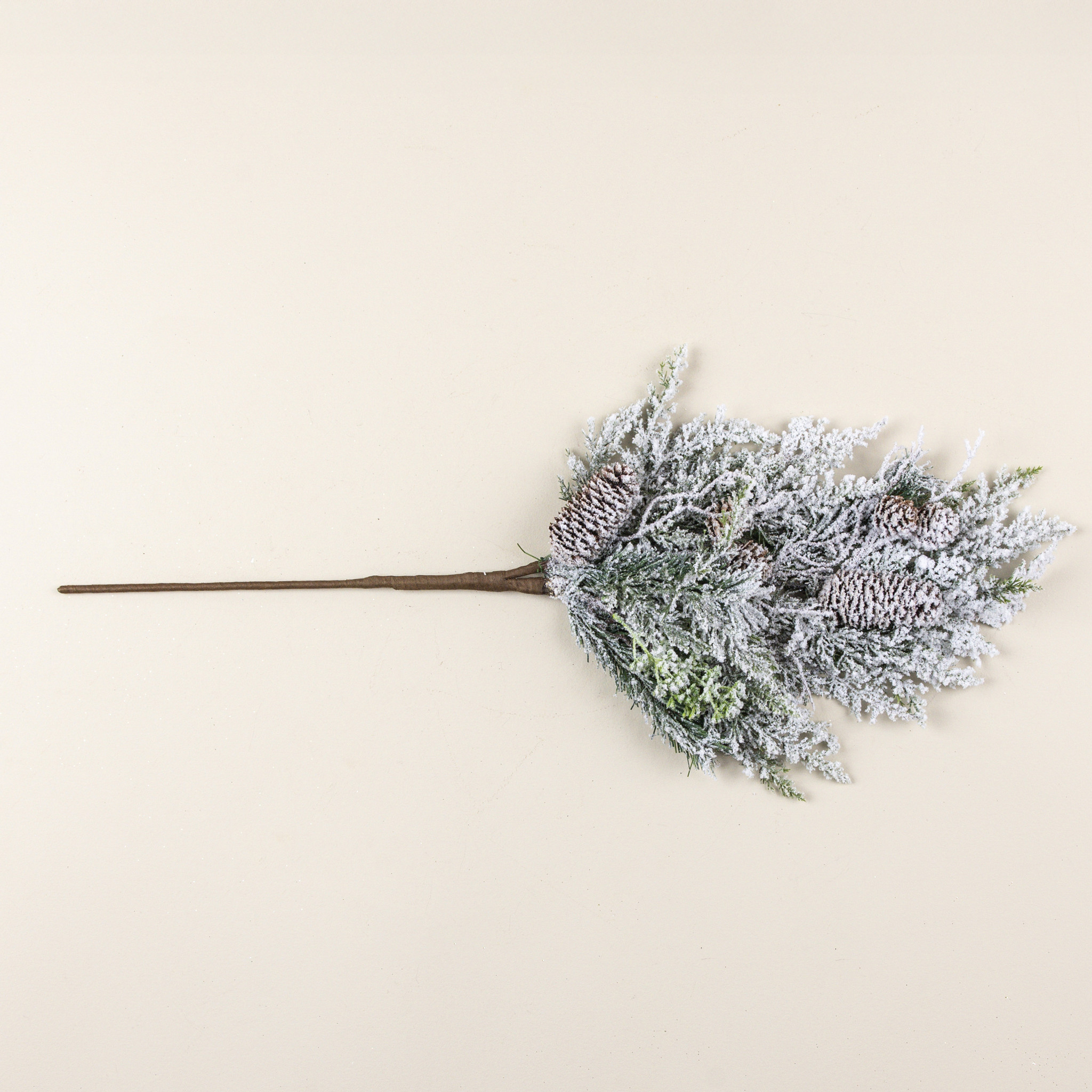 Snowy Cedar with Mixed Pinecones Spray, 29", photo 4 of 4