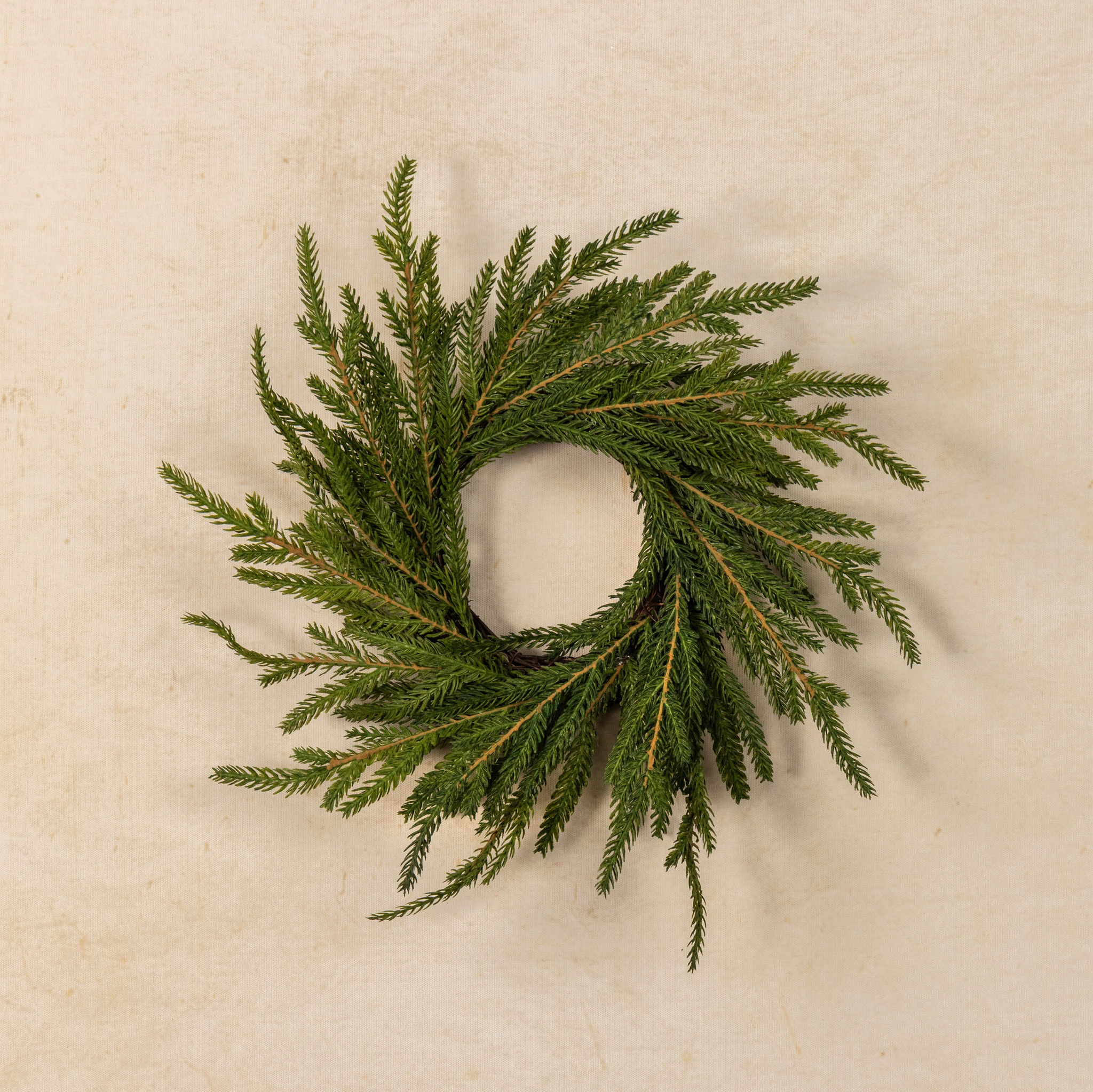 Soft Touch Norfolk Pine Candle Ring, 12", photo 2 of 3