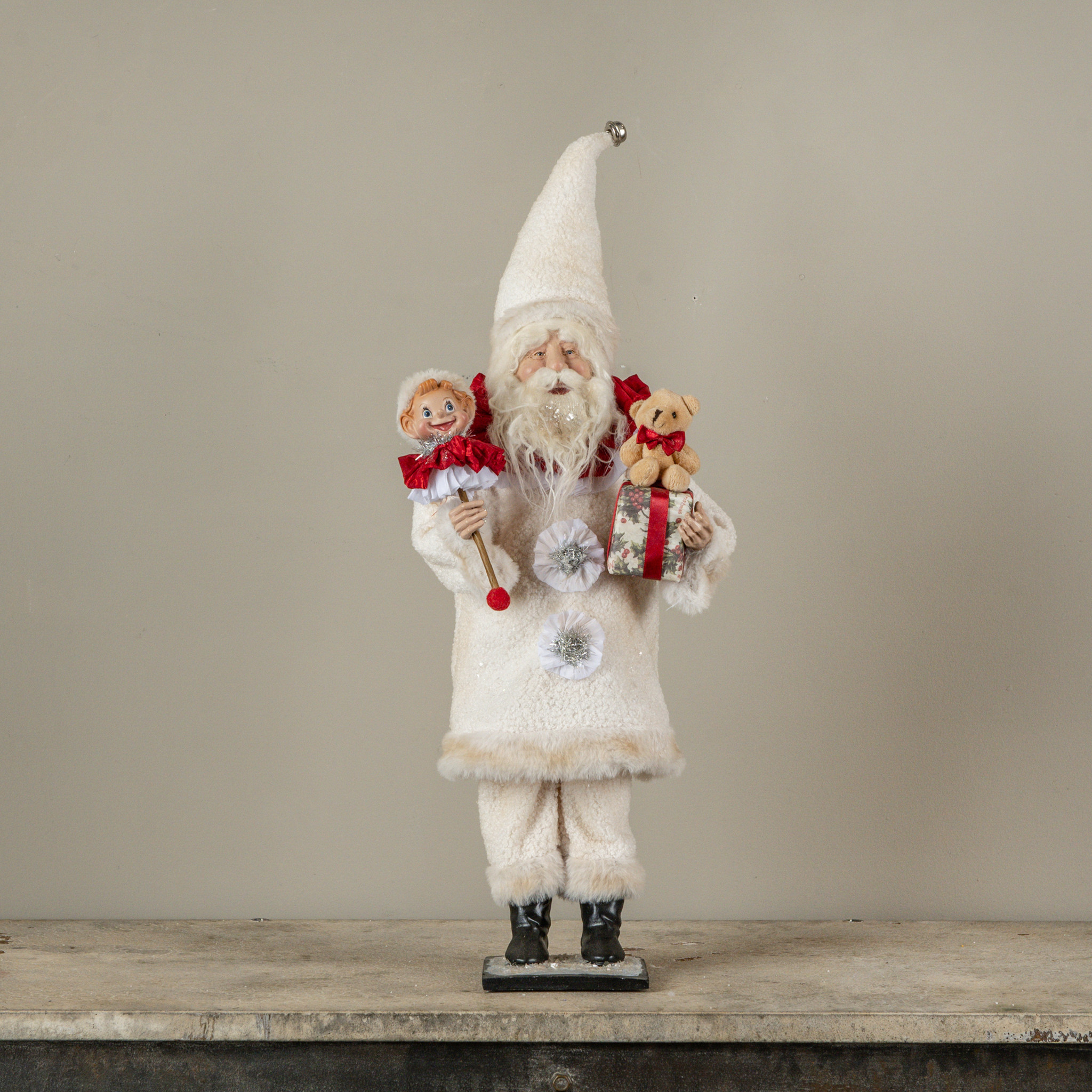 Cream Santa with Doll, 20", photo 3 of 3