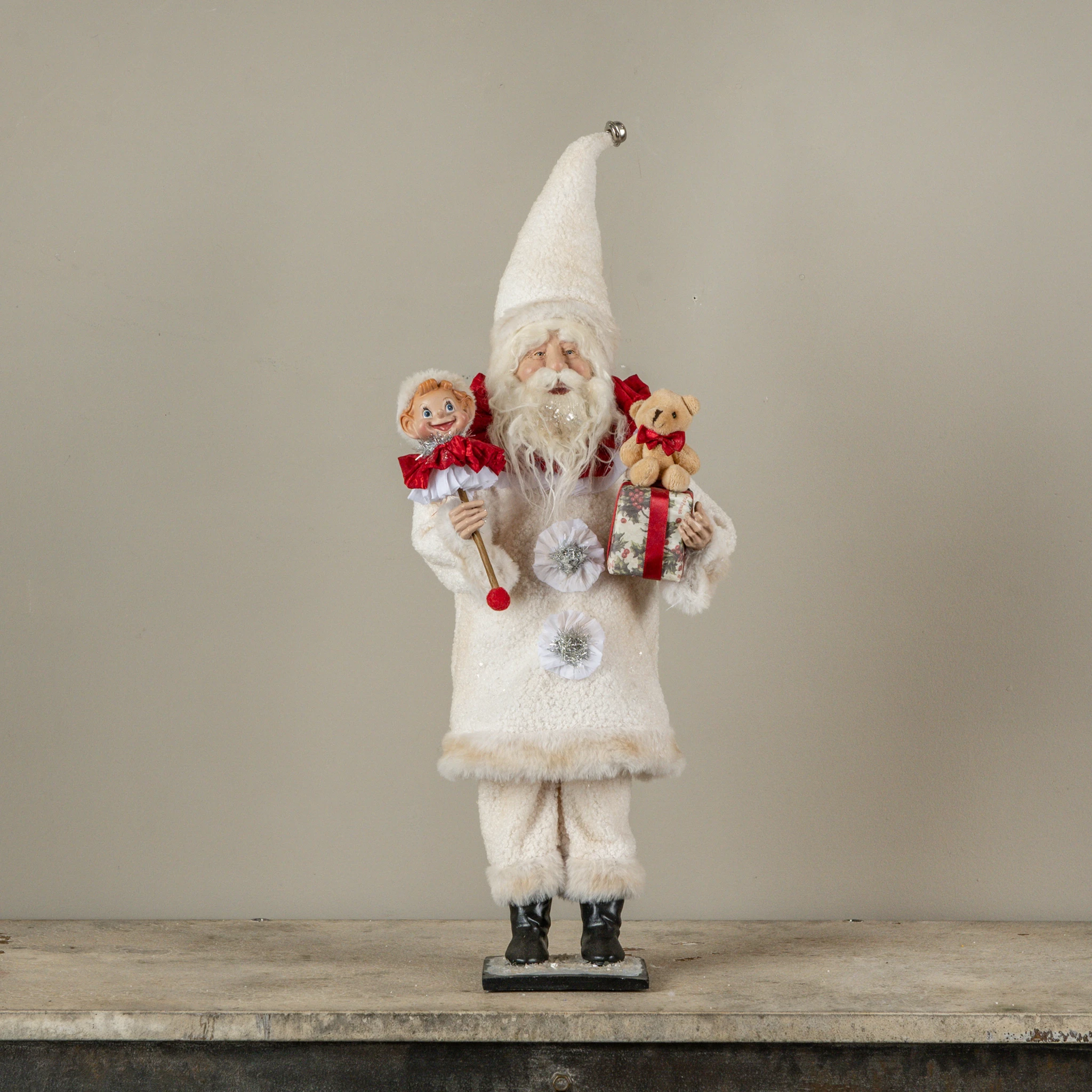 Cream Santa with Doll, 20", photo 3 of 3