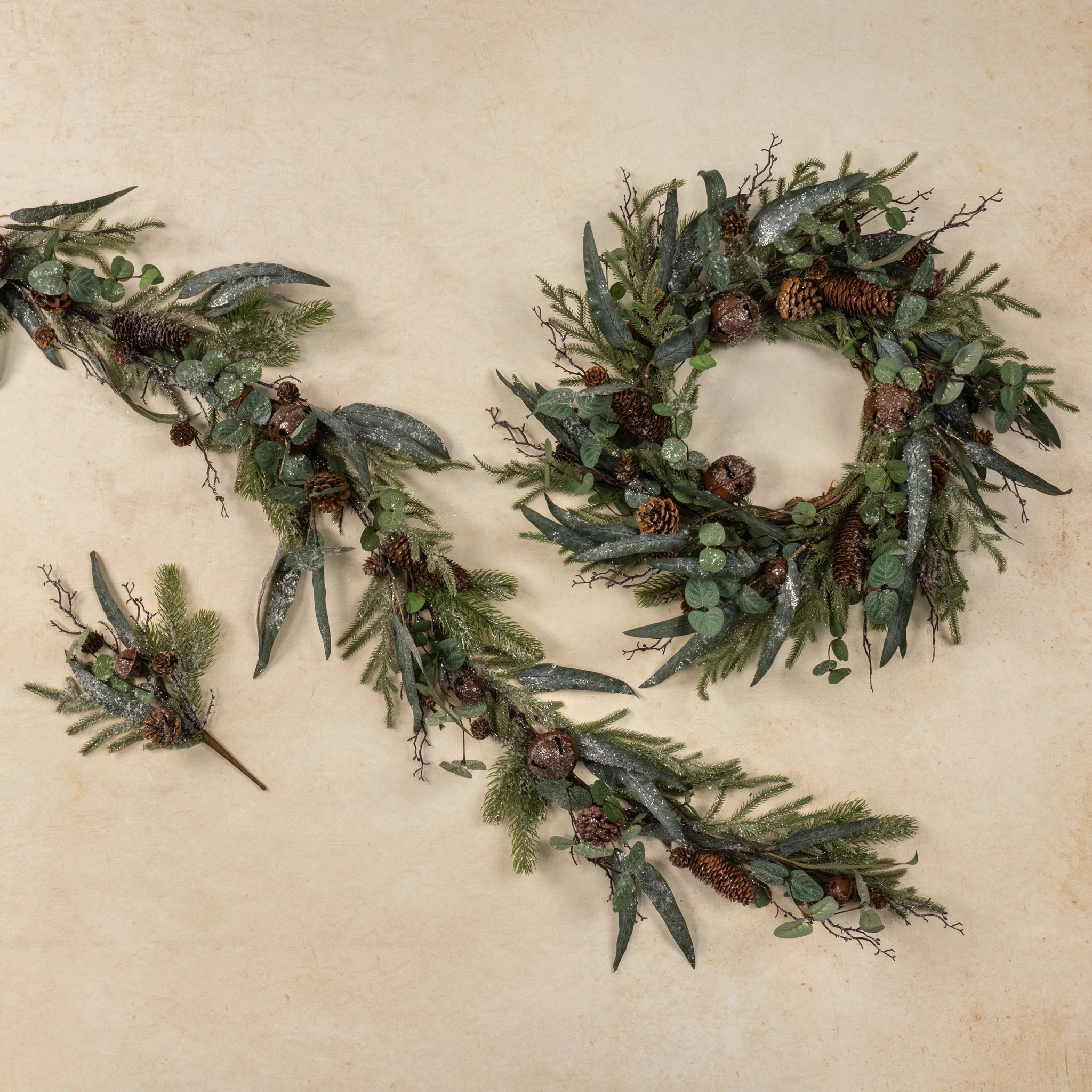 Iced Forest Foliage with Bells Pick, 15", photo 5 of 5