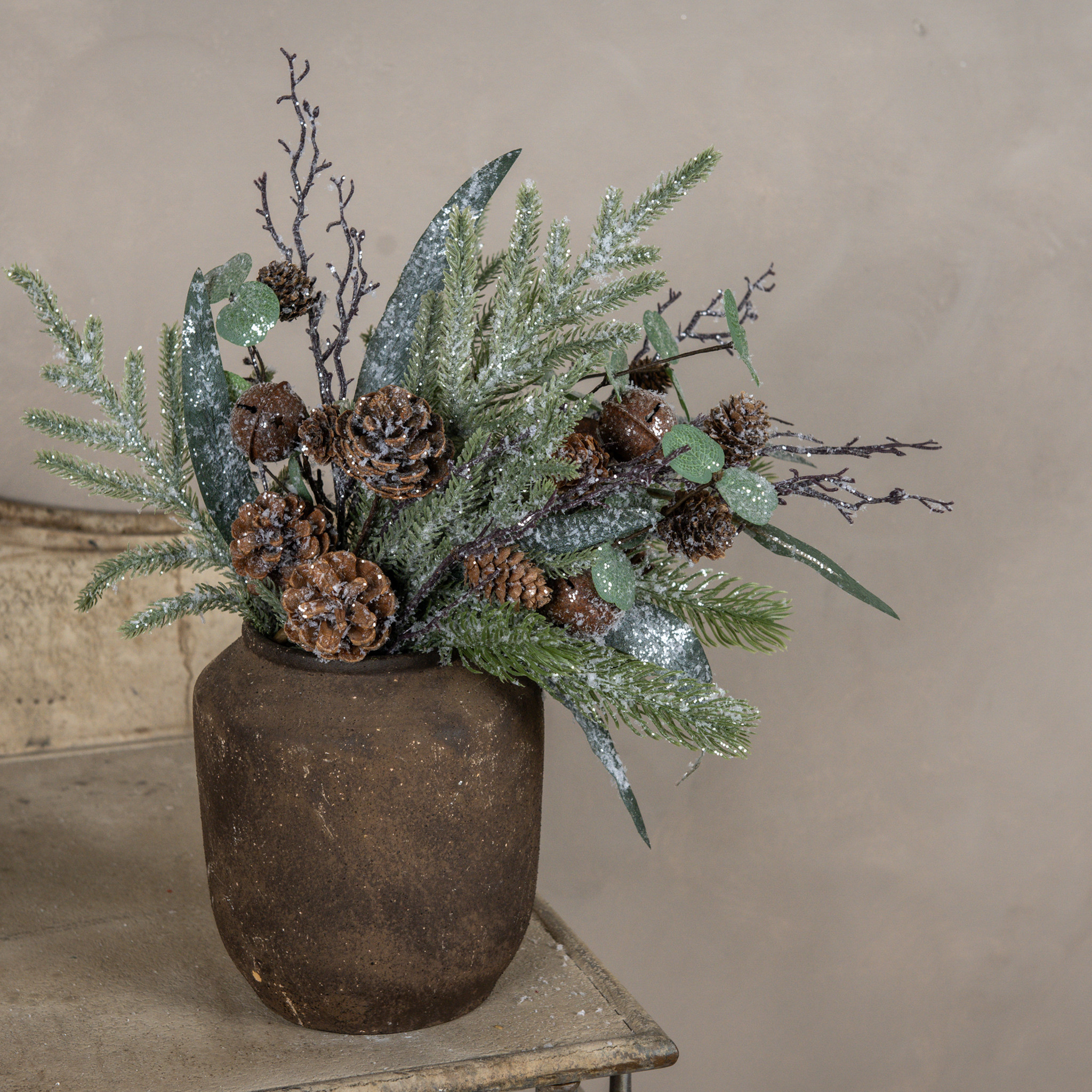 Iced Forest Foliage with Bells Pick, 15", photo 2 of 5