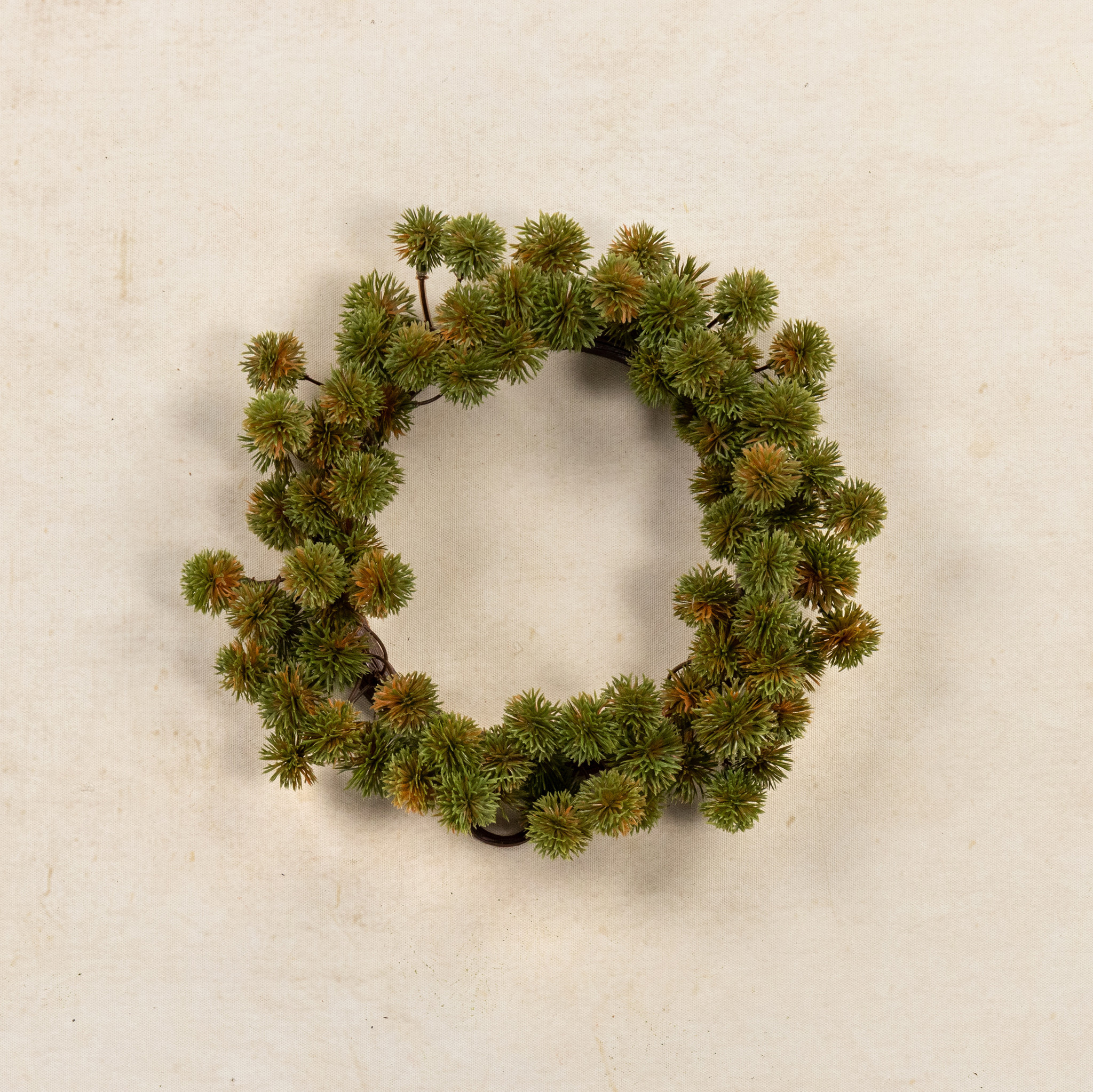 Green Mini Chestnut Seed Candle Ring, 10", photo 4 of 4