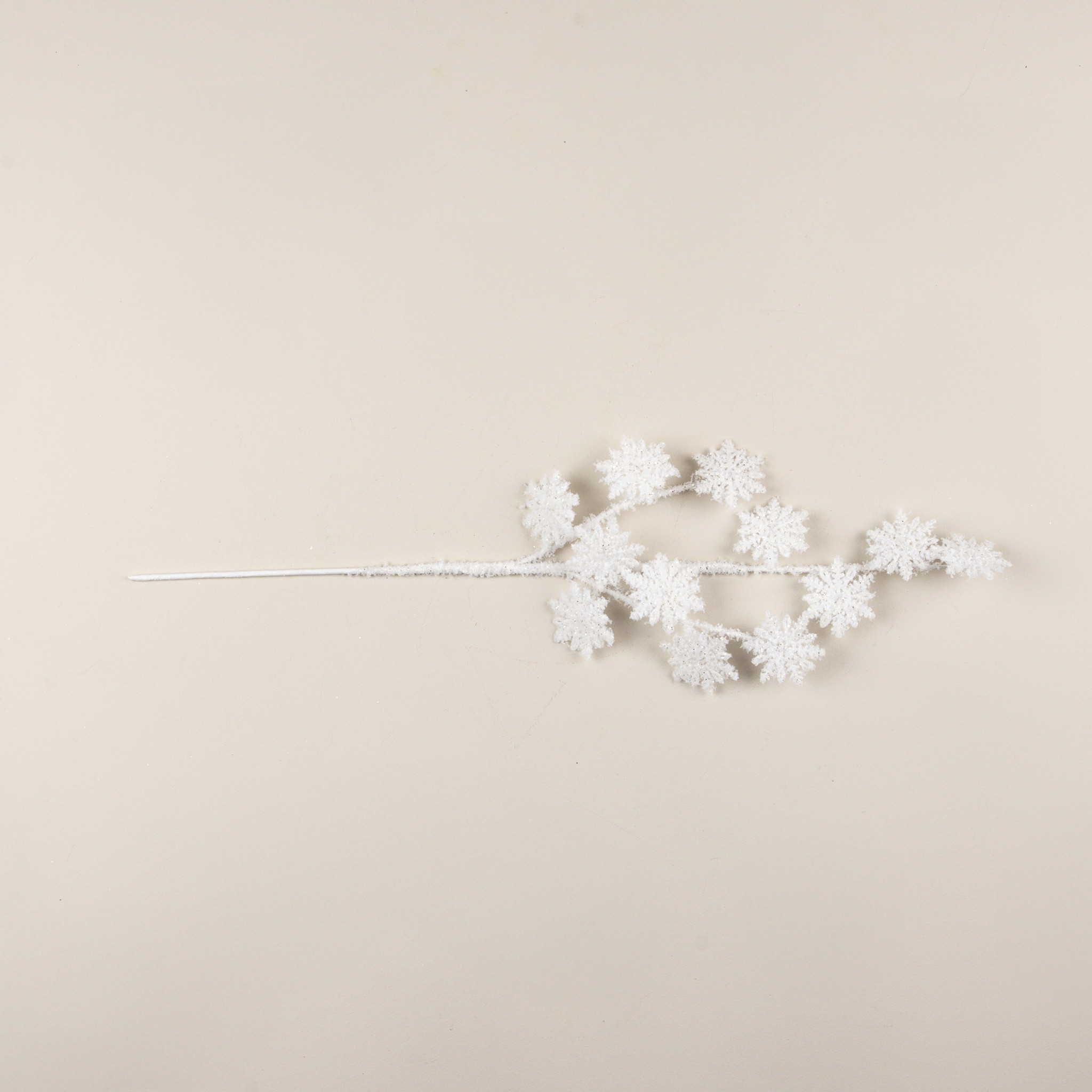 Glittered White Snowflake Spray, 30", photo 3 of 3